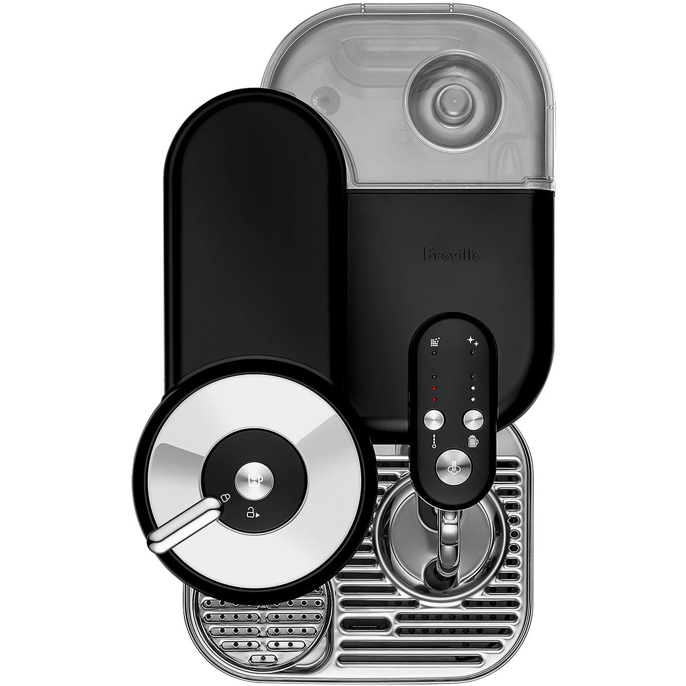 Nespresso The Vertuo Creatista Coffee And Espresso Maker By Breville, Bve850Btr, Black Truffle