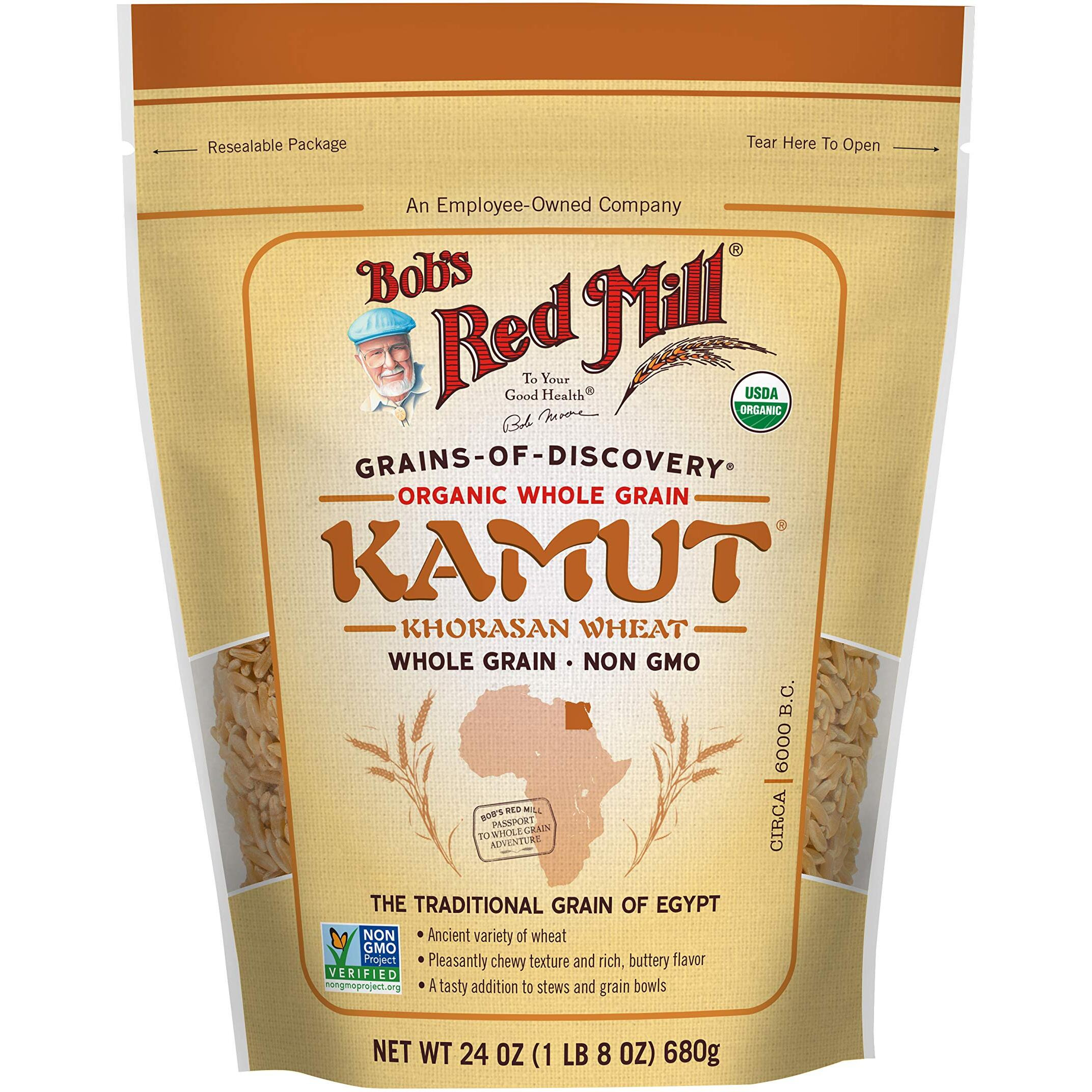 Bob's Red Mill Organic Kamut(R) Khorasan Wheat Berries, 24-Ounce (Pack Of 4)