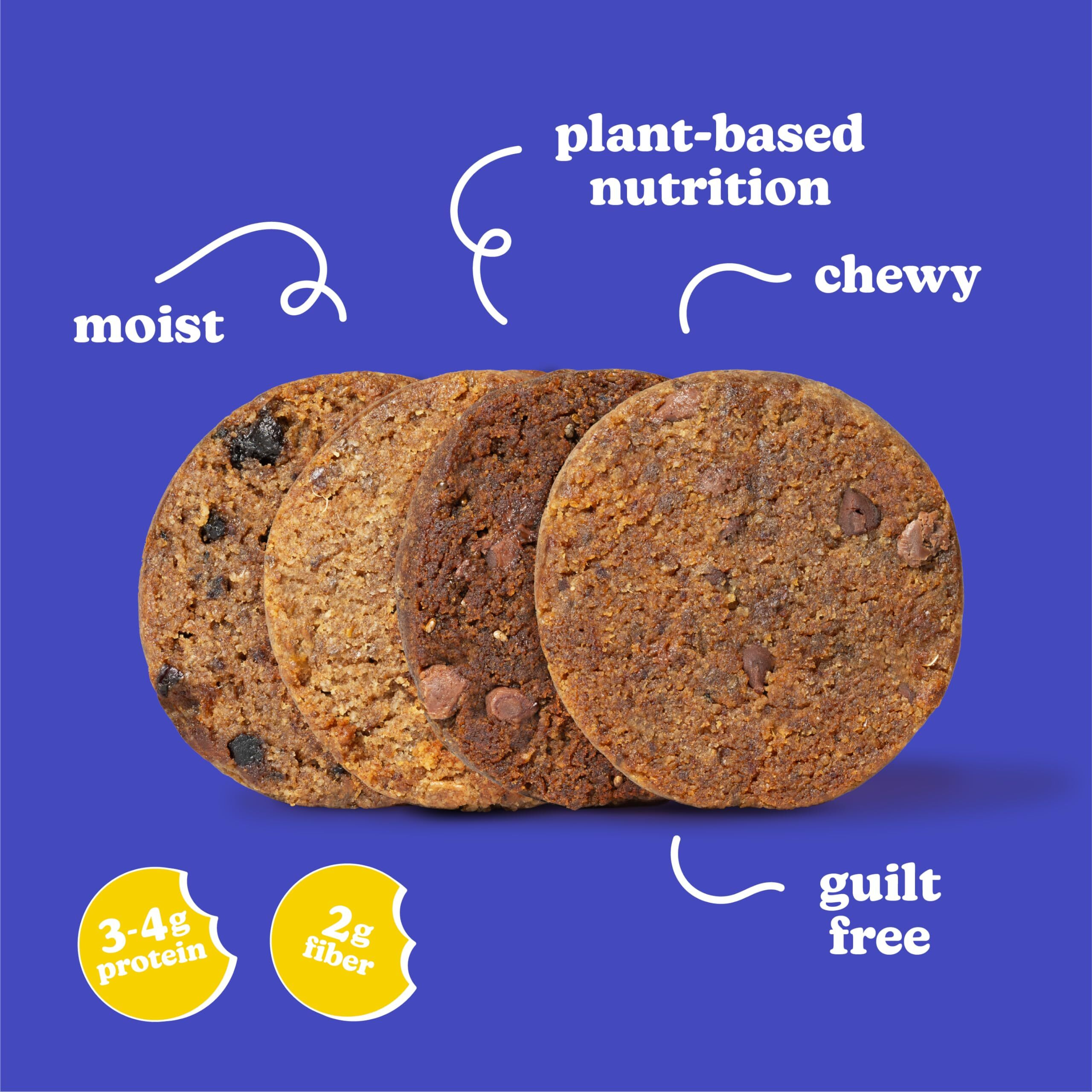 Love + Chew, Variety Pack Of Minis - 16 Count - Tasty Gluten Free Cookies - Vegan - Healthy, Paleo, Non Gmo Snacks - Individually Wrapped, Soft Baked Cookies - Made From High Protein Almonds - 1 Ounce Each