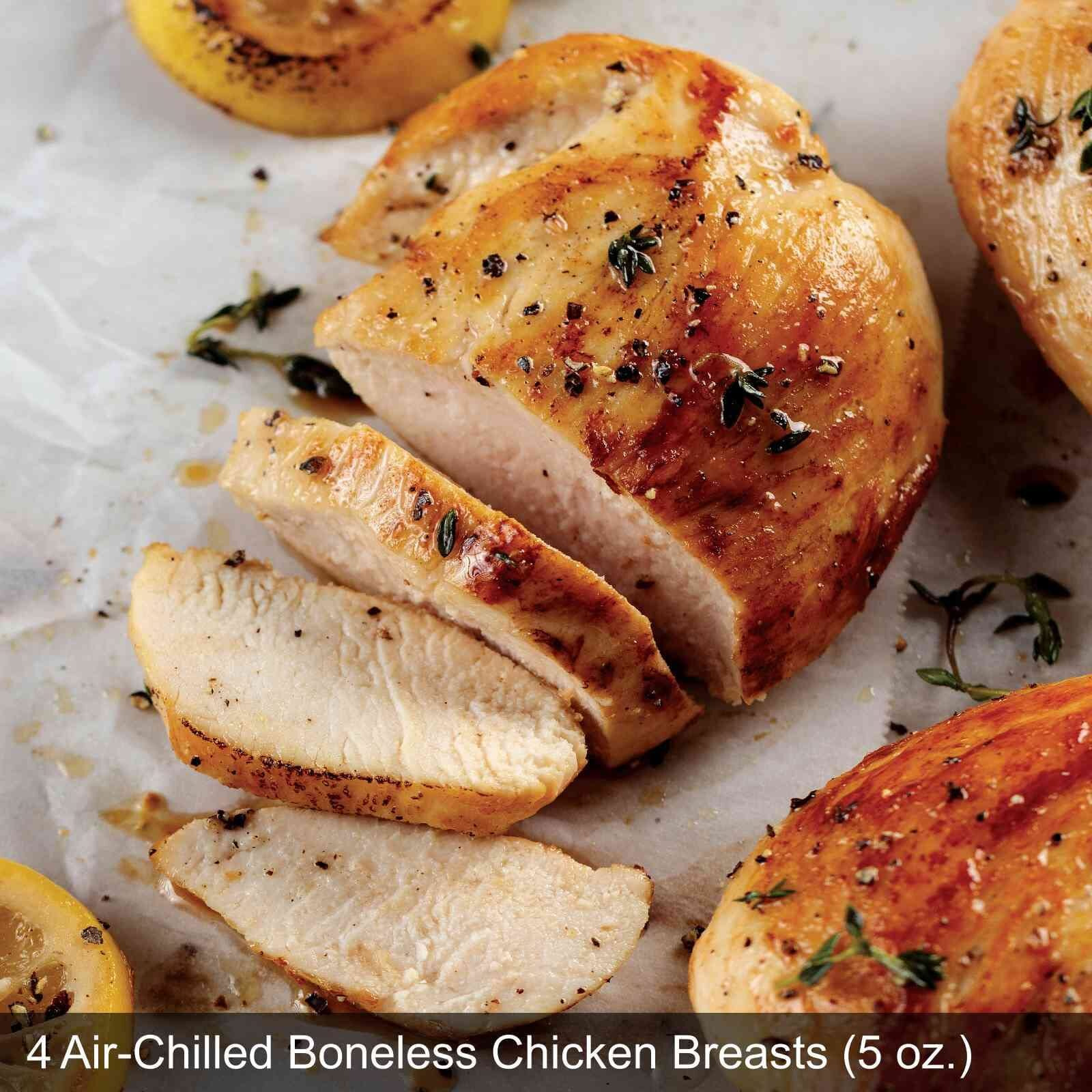 Omaha Steaks Favorites Grill Pack (4 Butcher's Cut Top Sirloins, 4 Air-Chilled Boneless Chicken Breasts, 4 Omaha Steaks Burgers, 4 Gourmet Jumbo Franks, 4 Caramel Apple Tartlets, 1 Jar Seasoning)