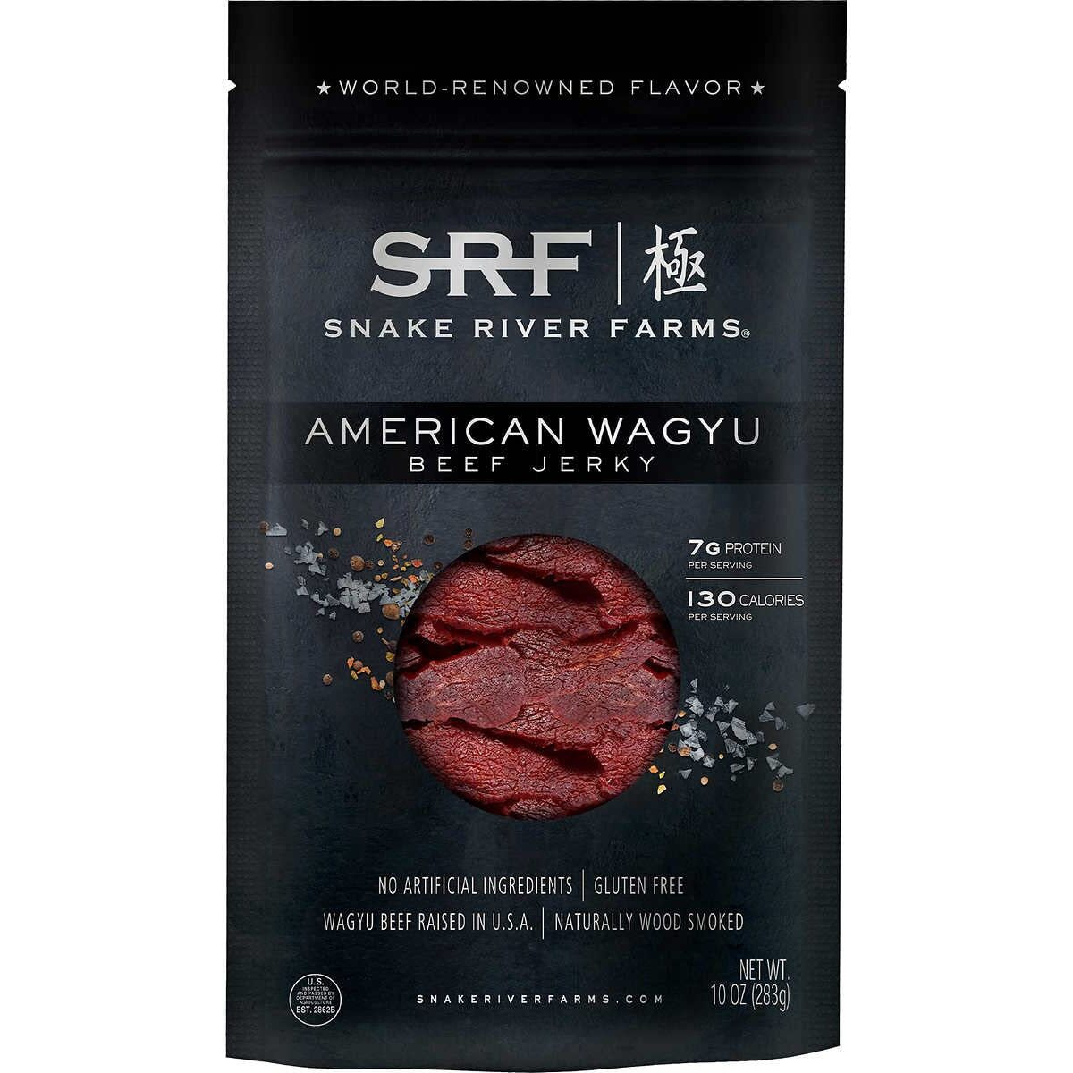 Snake River Farms American Wagyu Beef Jerky, 10 Ounce