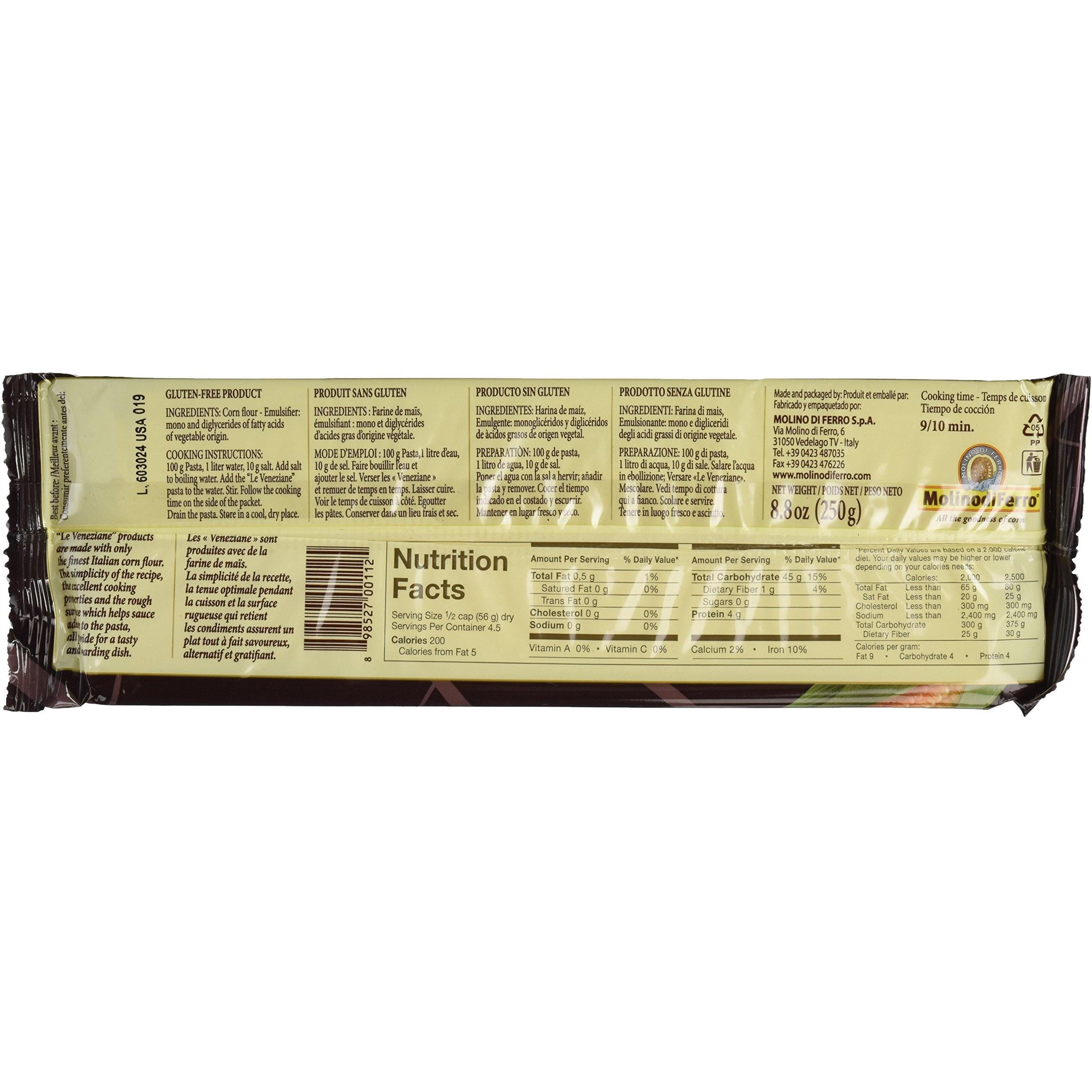 Le Veneziane - Italian Spaghetti [Gluten-Free], 8.8 Ounce (Pack Of 4)