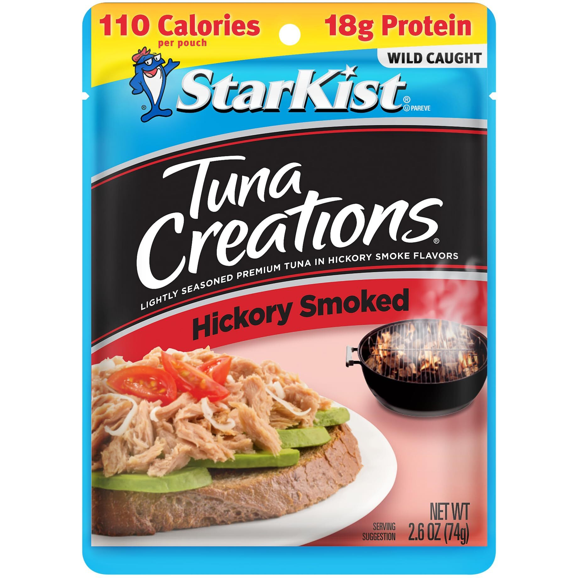Starkist Tuna Creations Hickory Smoked, 2.6 Oz, Pack Of 12
