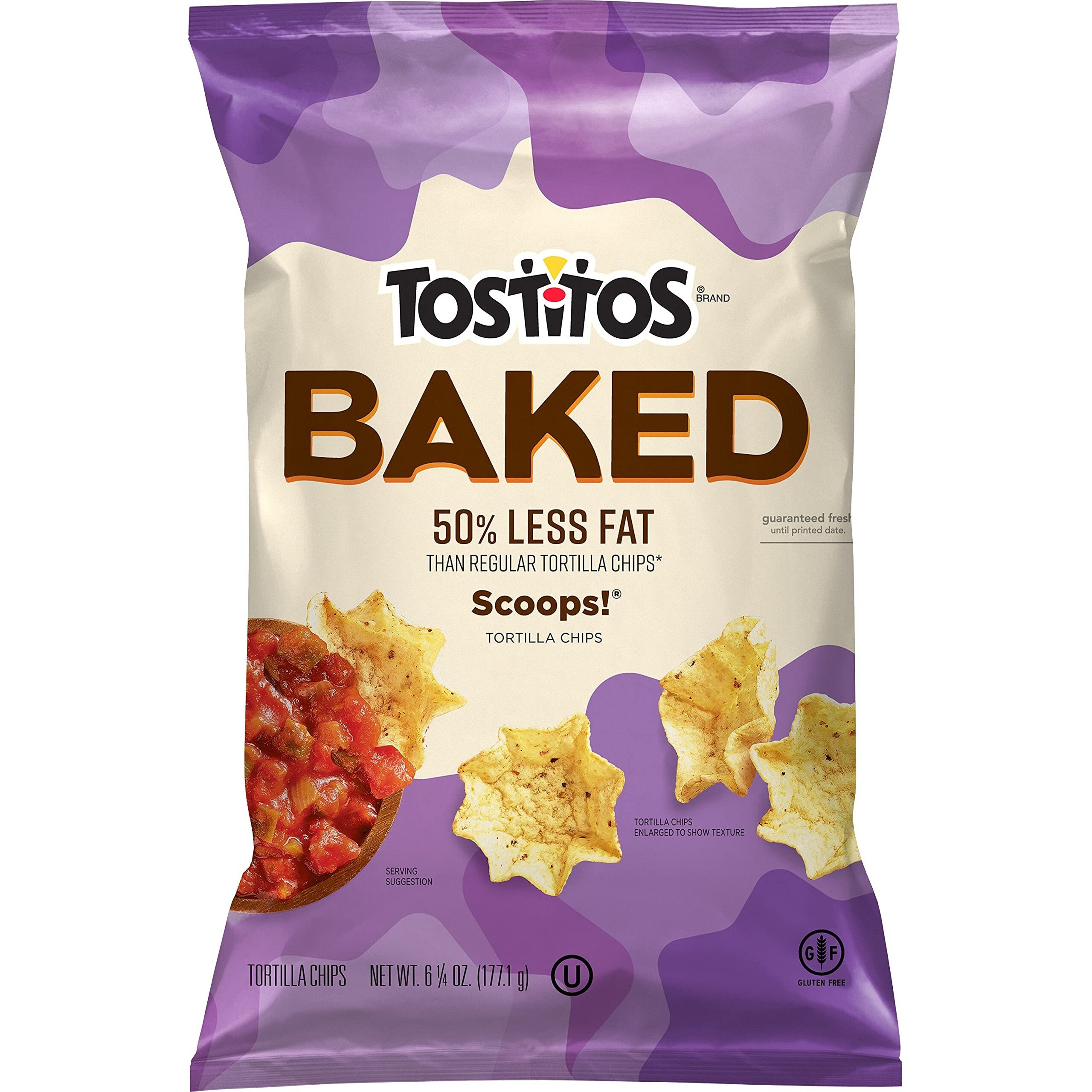 Tostitos Oven Baked Scoops Tortilla Chips, 6.25 Oz