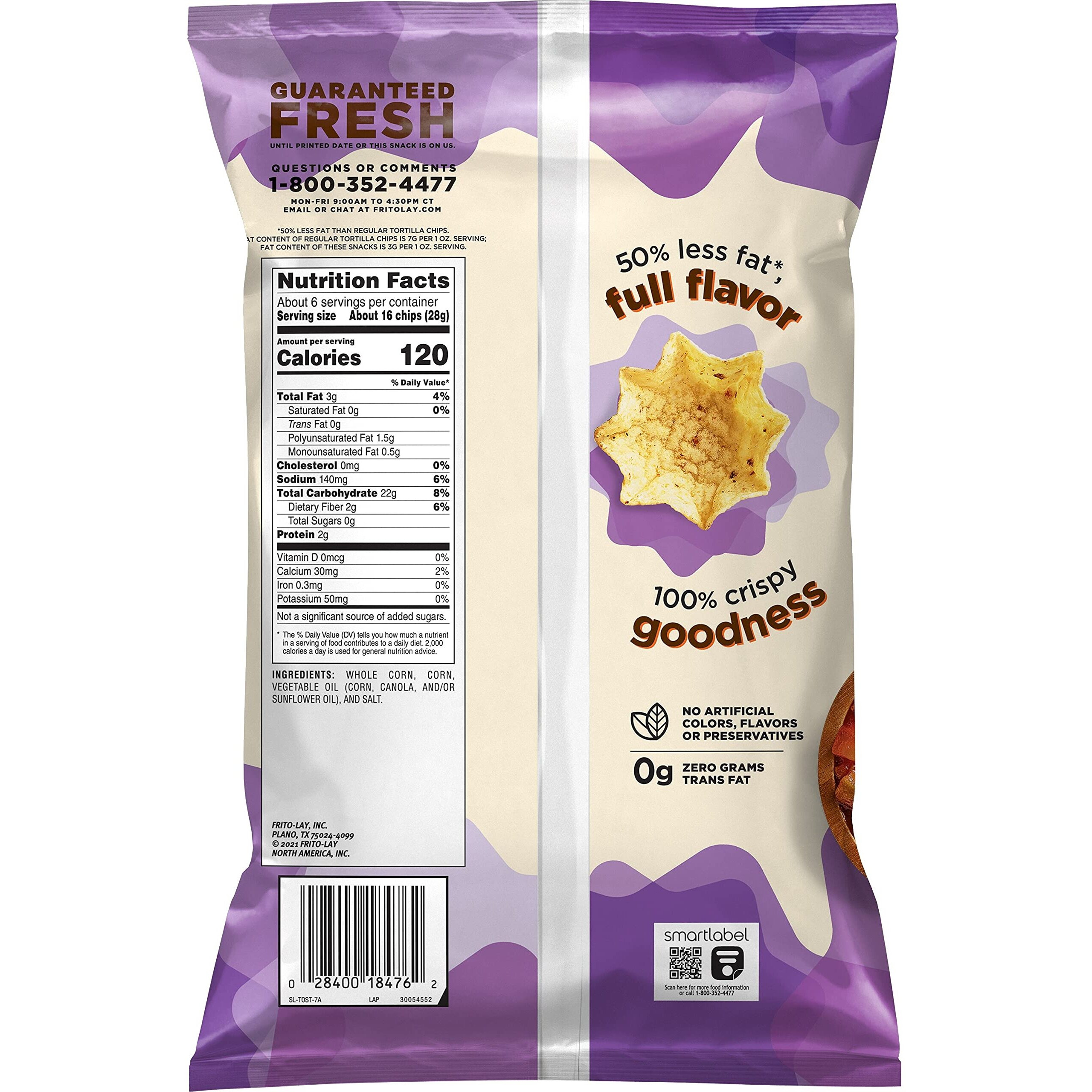 Tostitos Oven Baked Scoops Tortilla Chips, 6.25 Oz