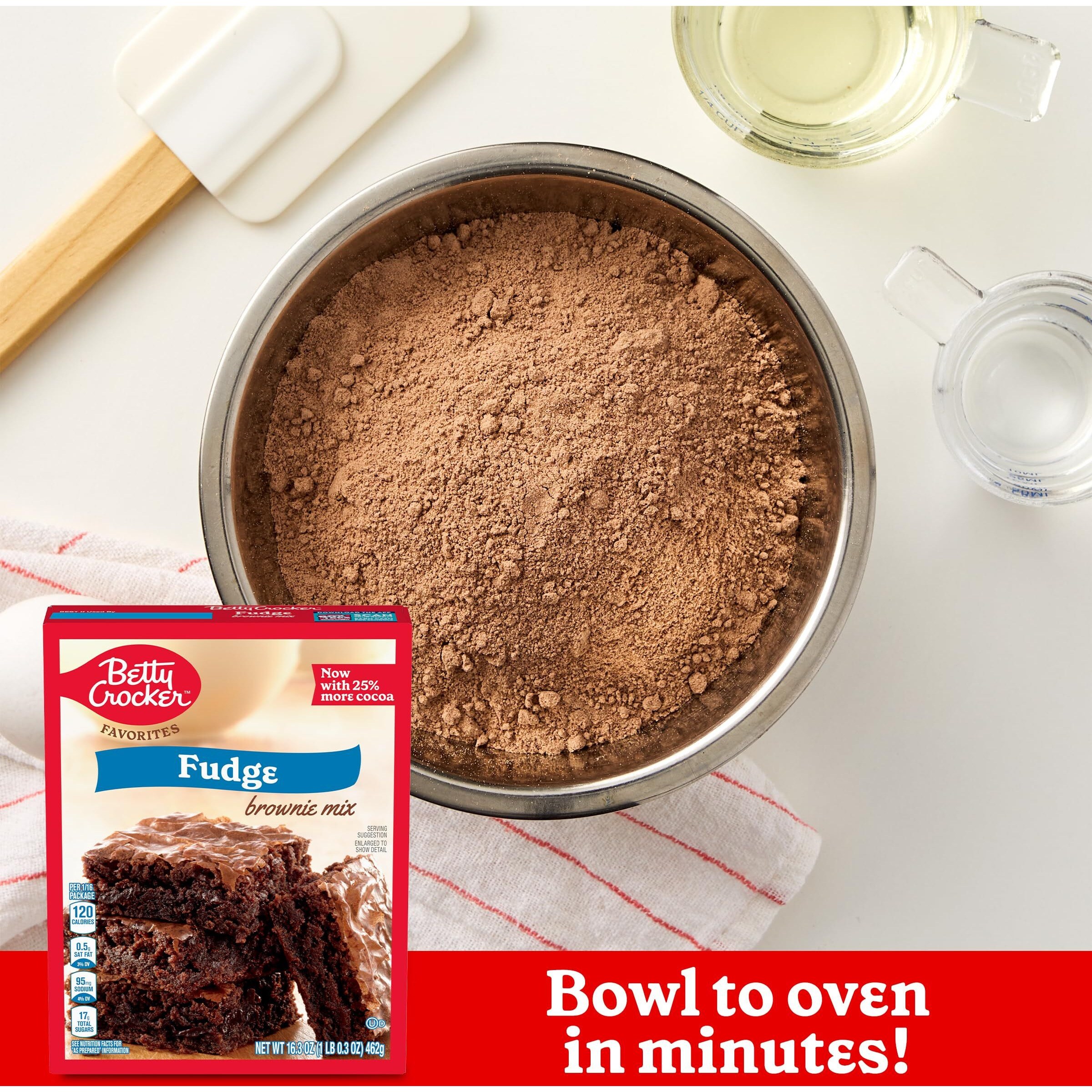 Betty Crocker Favorites Fudge Brownie Mix, 16.3 Oz (Pack Of 12)