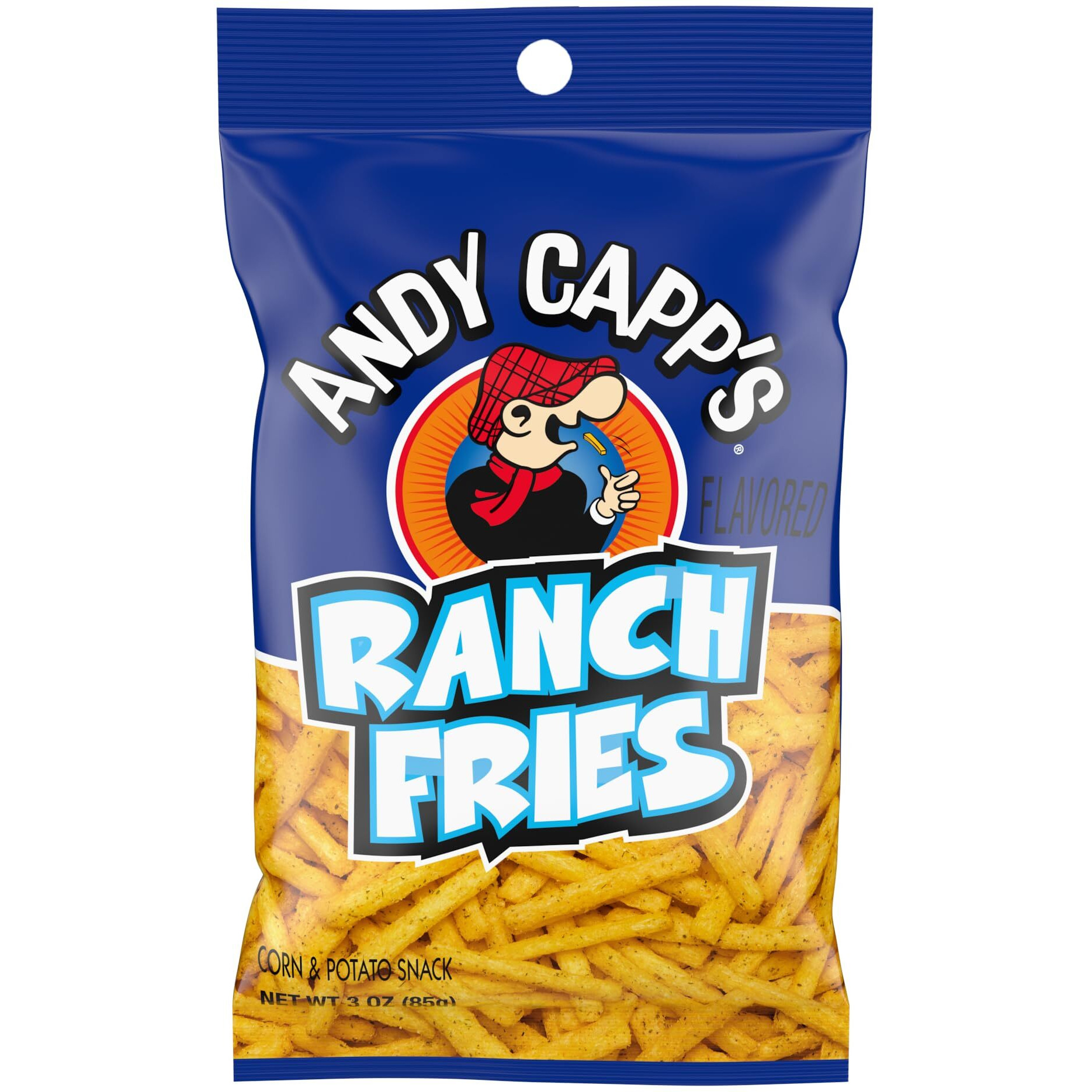 Andy Capp's Ranch Fries Snacks, 3-Oz Bag (Pack Of 12)