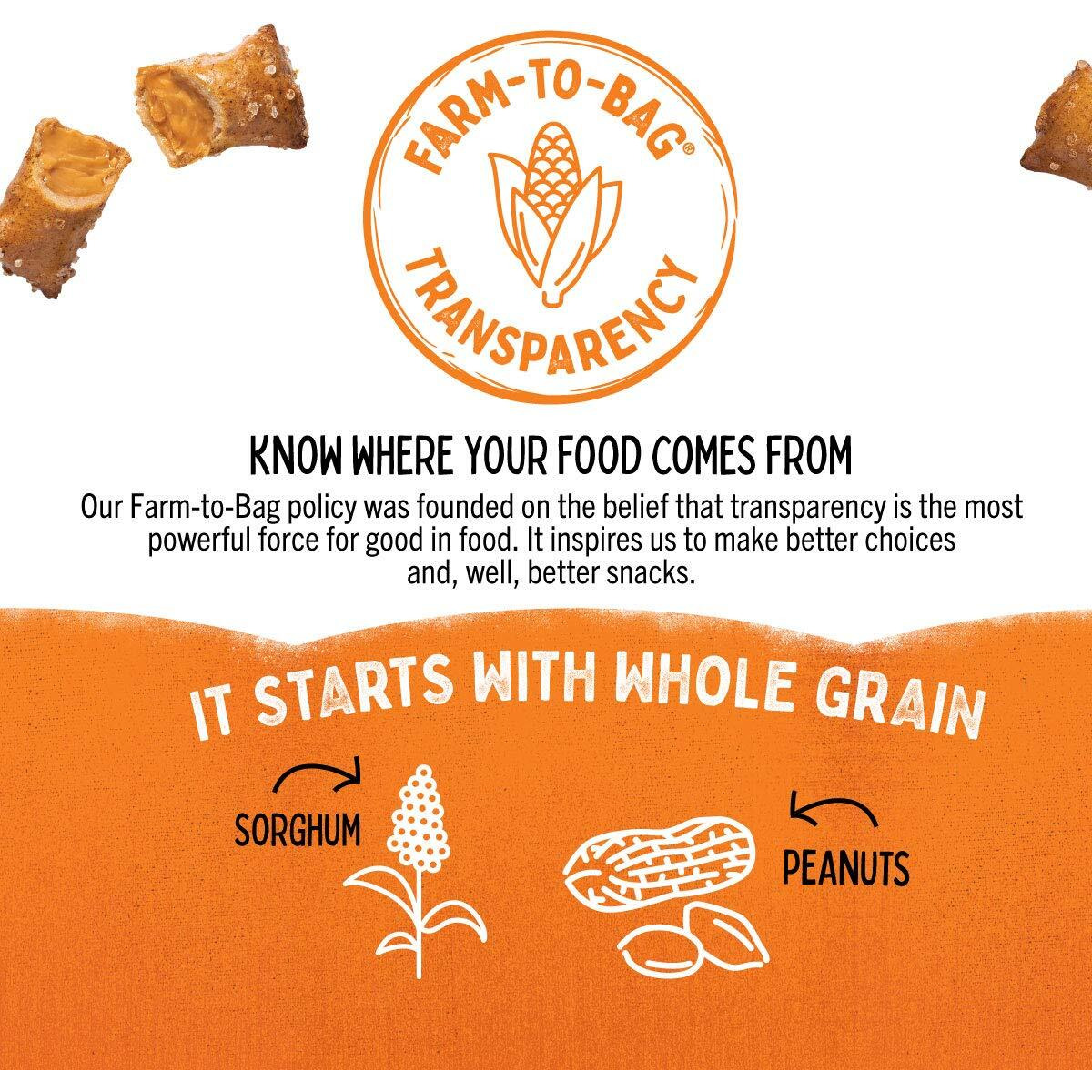 Quinn Peanut Butter Filled Nugget Single Serve 1.5 Oz Bags, 14 Count