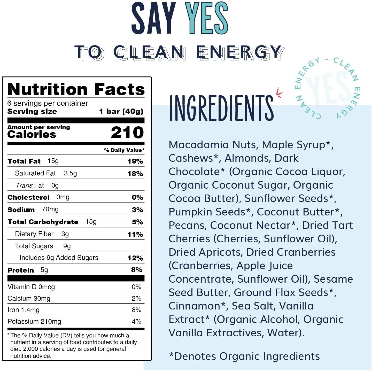 The Yes Bar - Macadamia Chocolate - Plant Based Protein, Decadent Snack Bar - Vegan, Paleo, Gluten Free, Dairy Free, Low Sugar, Healthy Snack, Breakfast, Low Carb, Keto Friendly (24 Count)