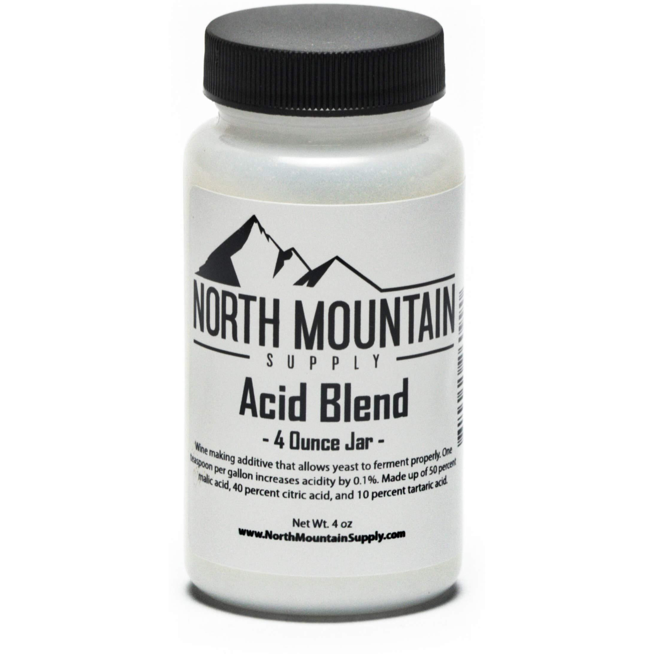 North Mountain Supply - Ab-4Oz Food Grade Acid Blend - 4 Ounce Jar