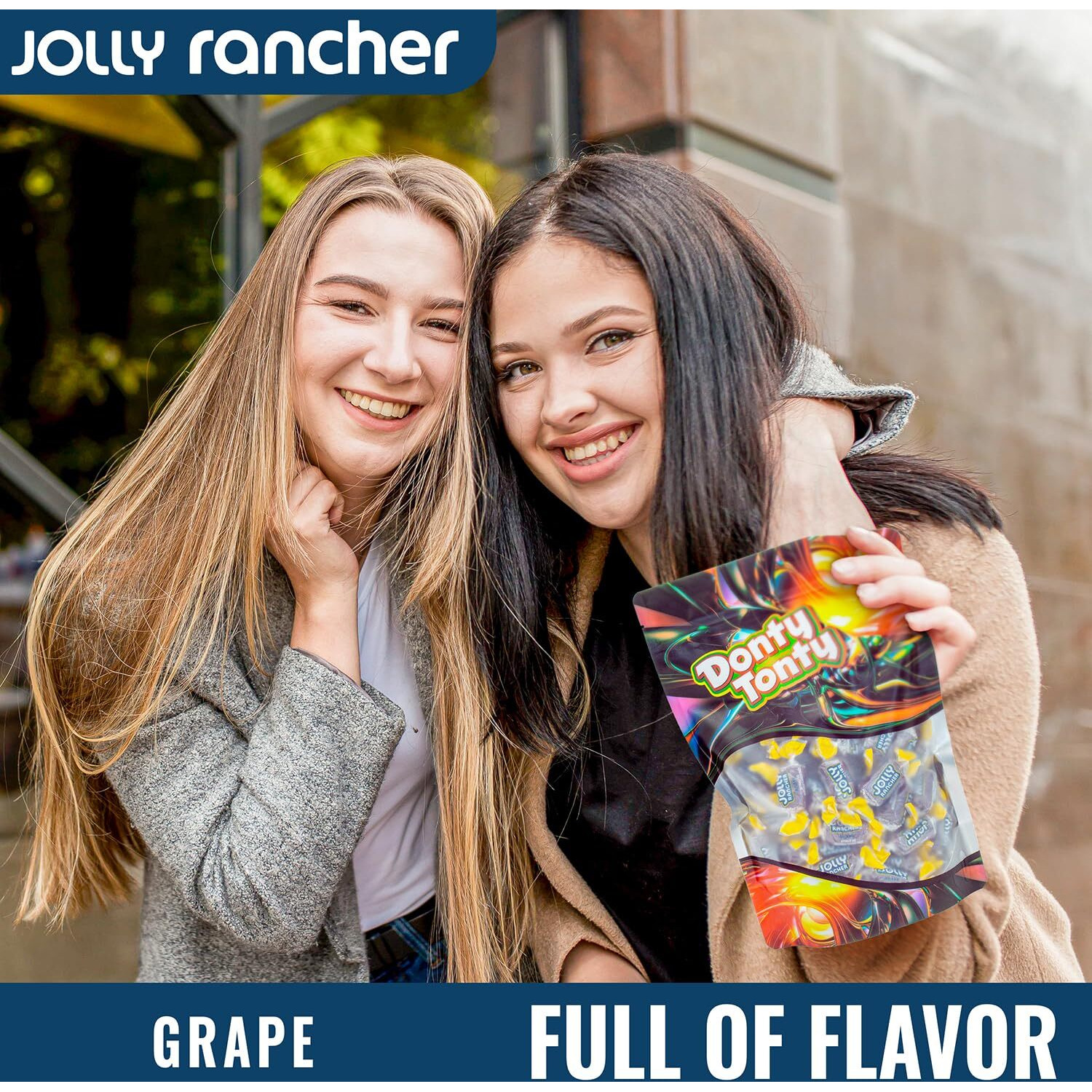 Jolly Rancher Hard Candy Grape Original Flavor 2 Lb - Bulk Bag, Individually Wrapped (148 Pieces)