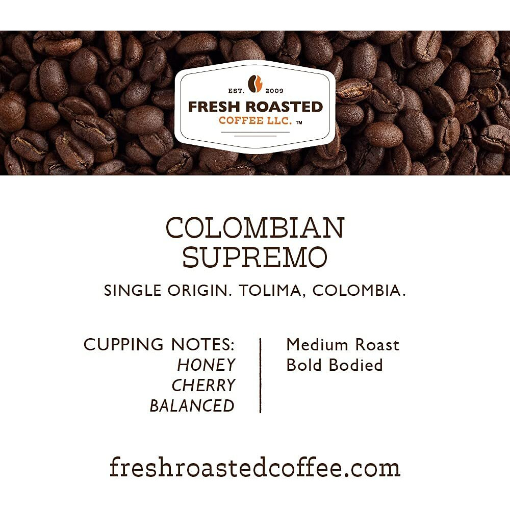 Fresh Roasted Coffee, Colombian, Kosher, Pre-Ground Fractional Packs, 1.75 Ounce, 126 Count