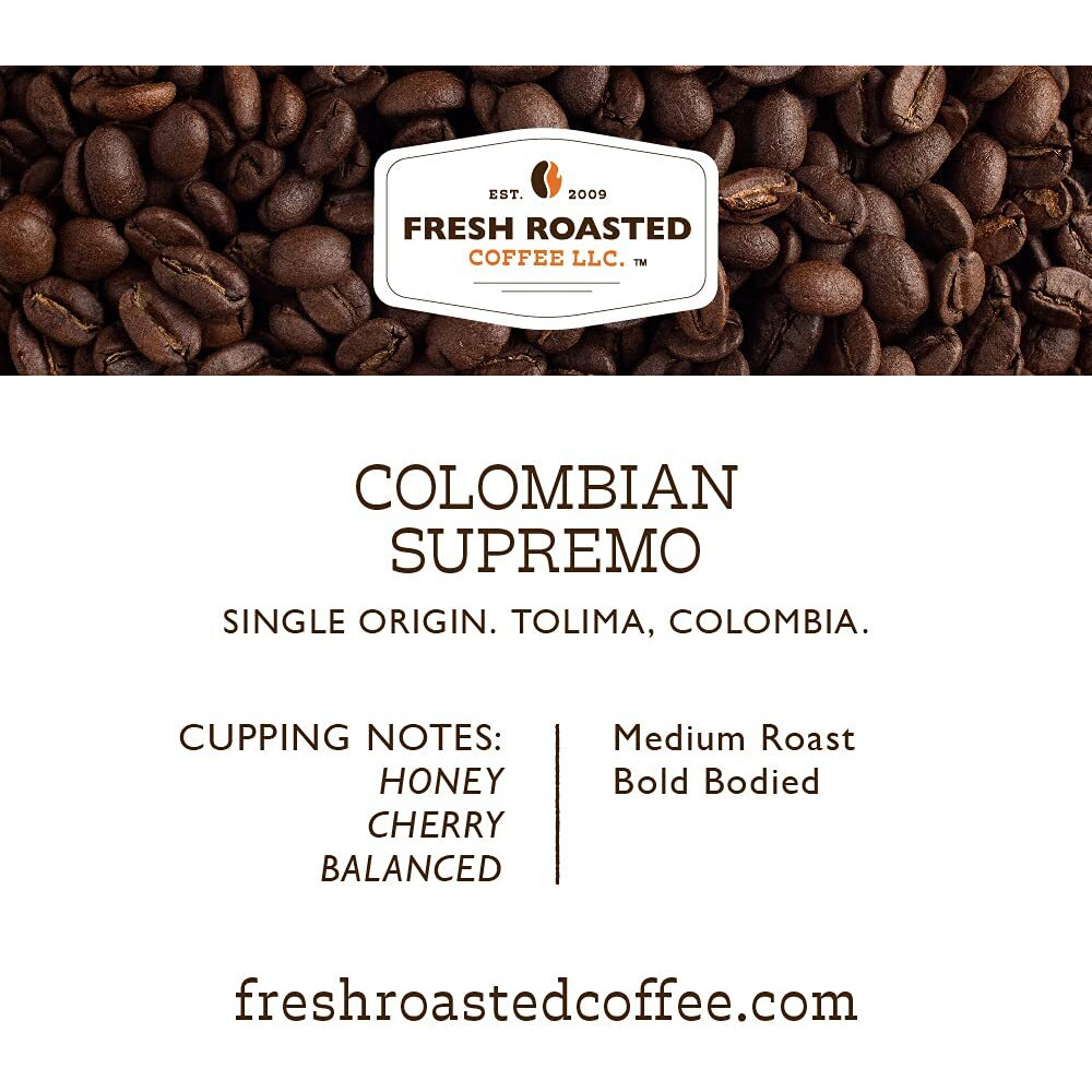 Fresh Roasted Coffee, Colombian, Kosher, Pre-Ground Fractional Packs, 2.25 Ounce, 96 Count