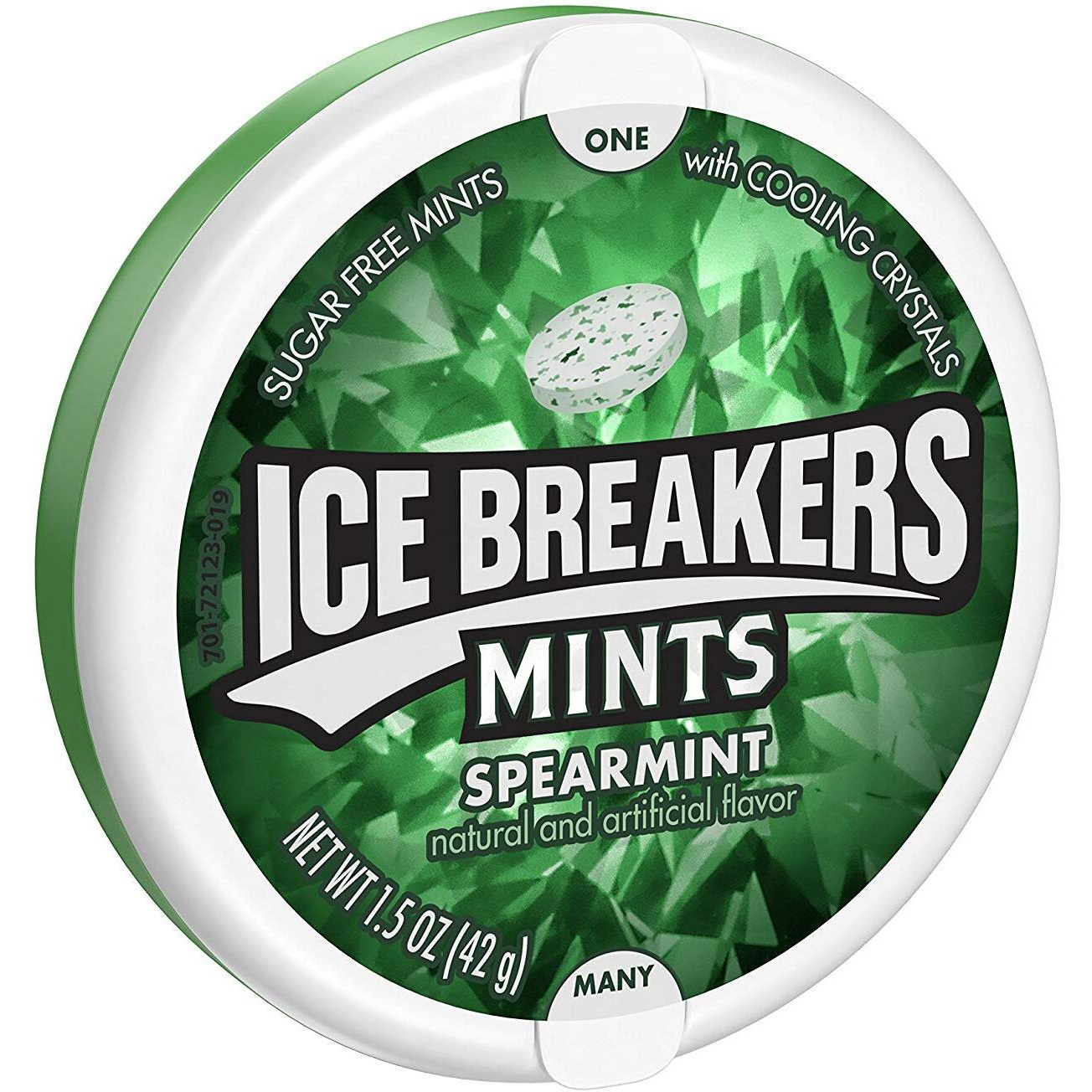 Ice Breakers Spearmint Mints, 1.5-Ounce Pucks (Pack Of 16)