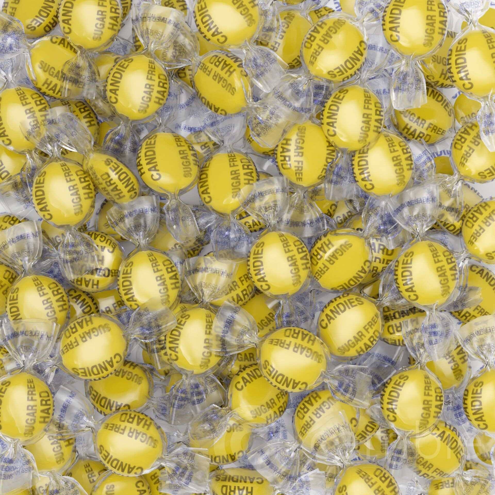 Sugar Free Lemon Drops By Cambie,1 Lb Of Lemon Flavored Sugar Free Candy, Individually Wrapped Bon Bons, Keto Friendly Candy, 1 Lb