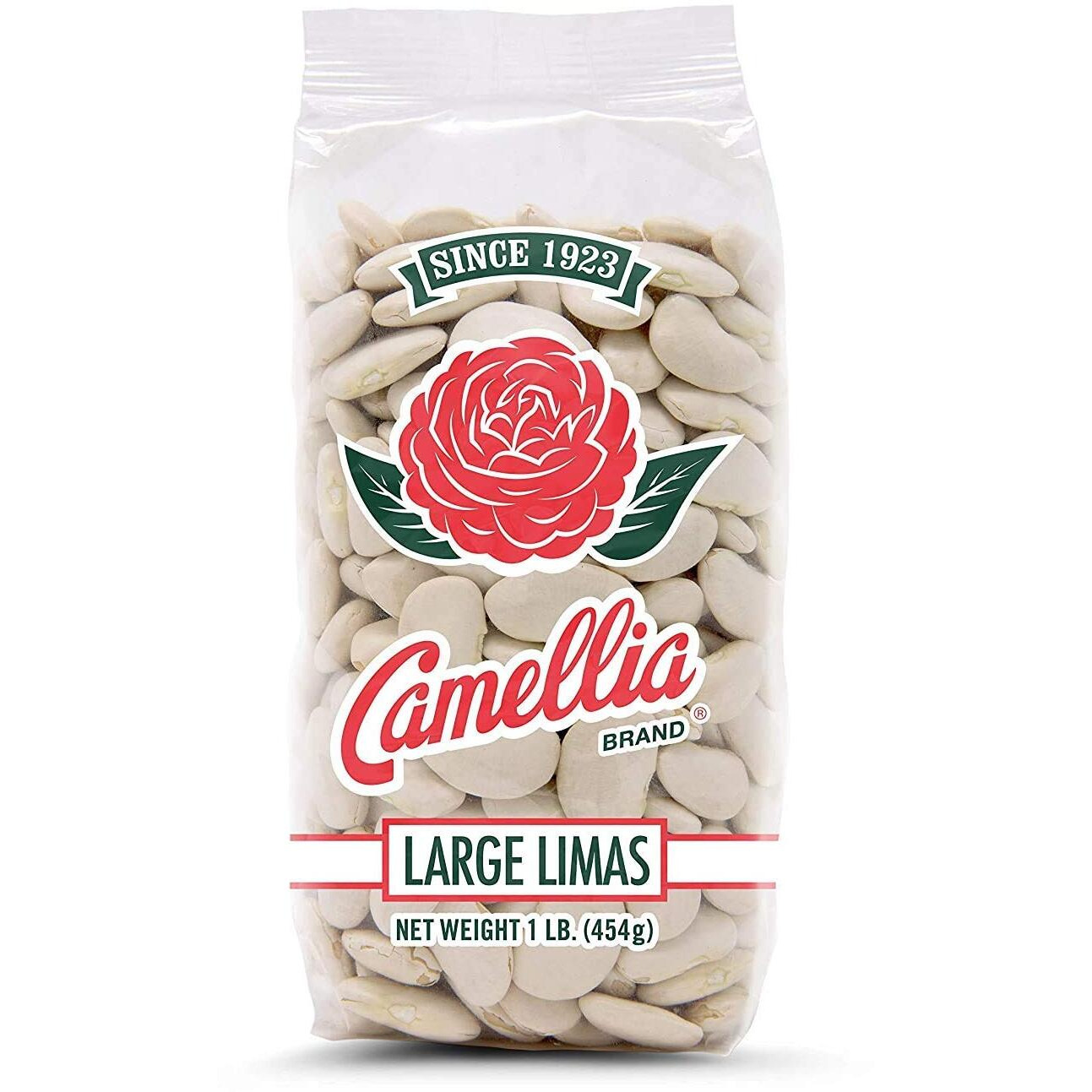 Camellia Brand Dried Large Lima Beans, 1 Pound (2 Pack)