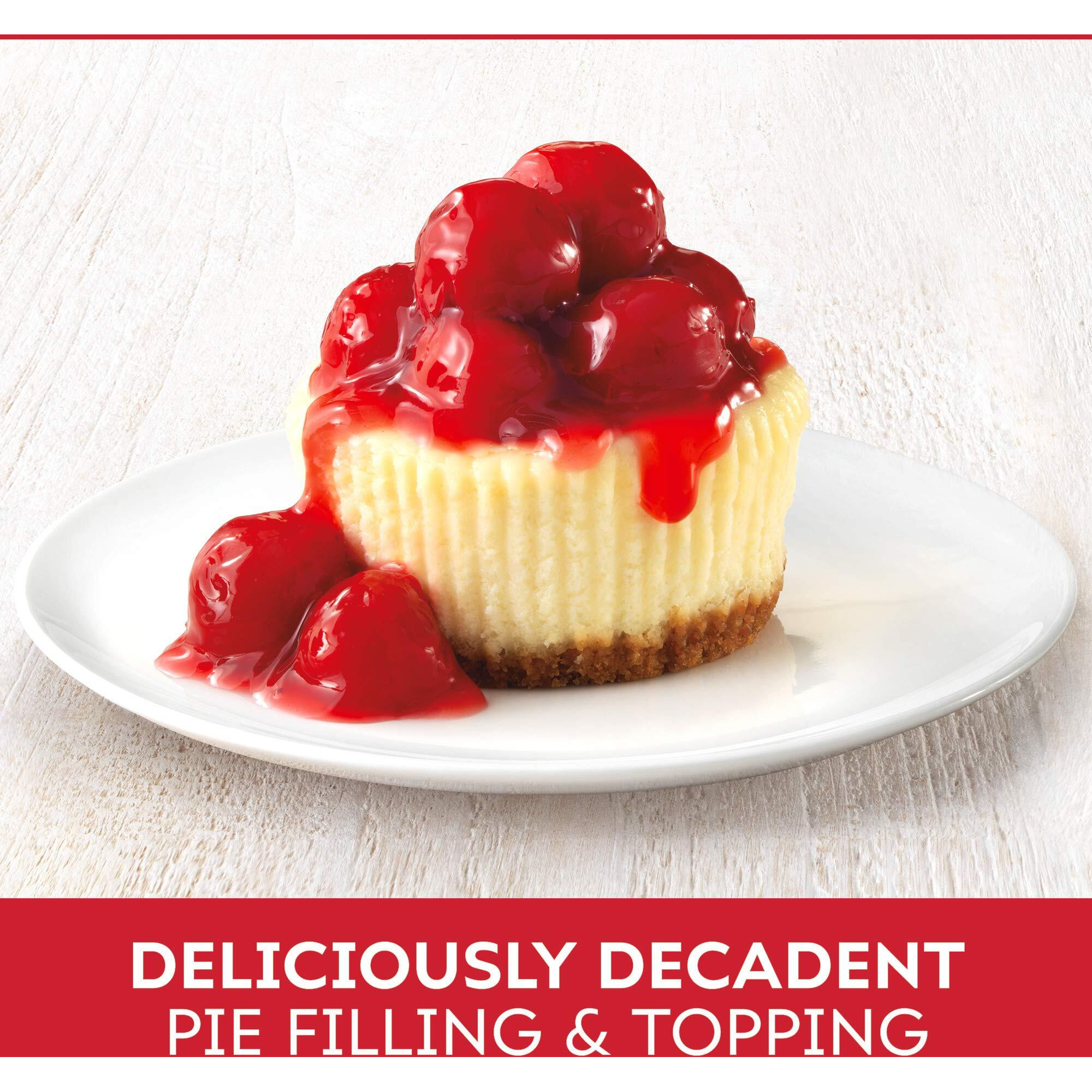 Duncan Hines Comstock No Sugar Added Pie Filling & Topping, Cherry, 20 Ounce (Pack Of 8)