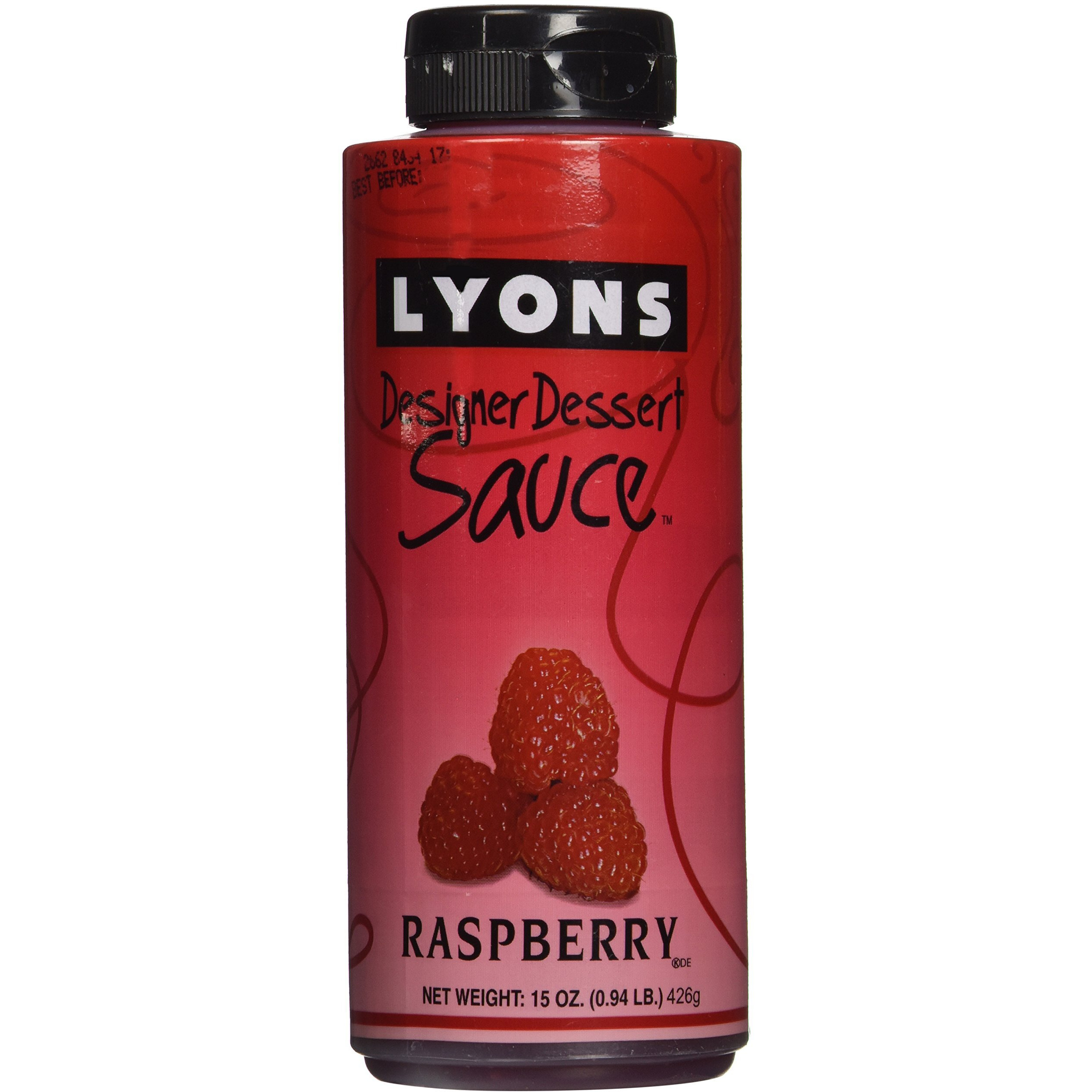 Lyons Raspberry Designer Dessert Sauce, 15 Oz.