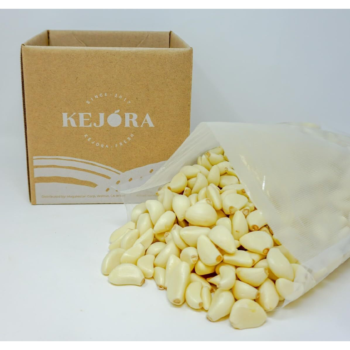 Kejora Premium Fresh Peeled Garlic Cloves 5 Pound (Pack Of 1)