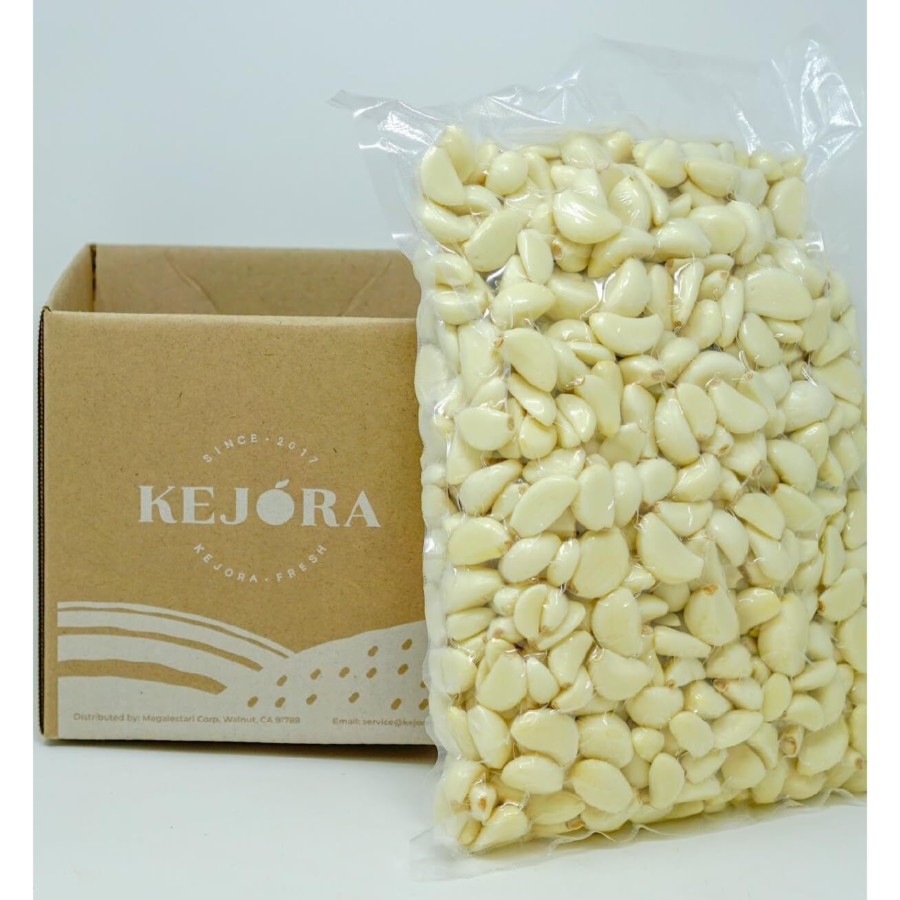 Kejora Premium Fresh Peeled Garlic Cloves 5 Pound (Pack Of 1)