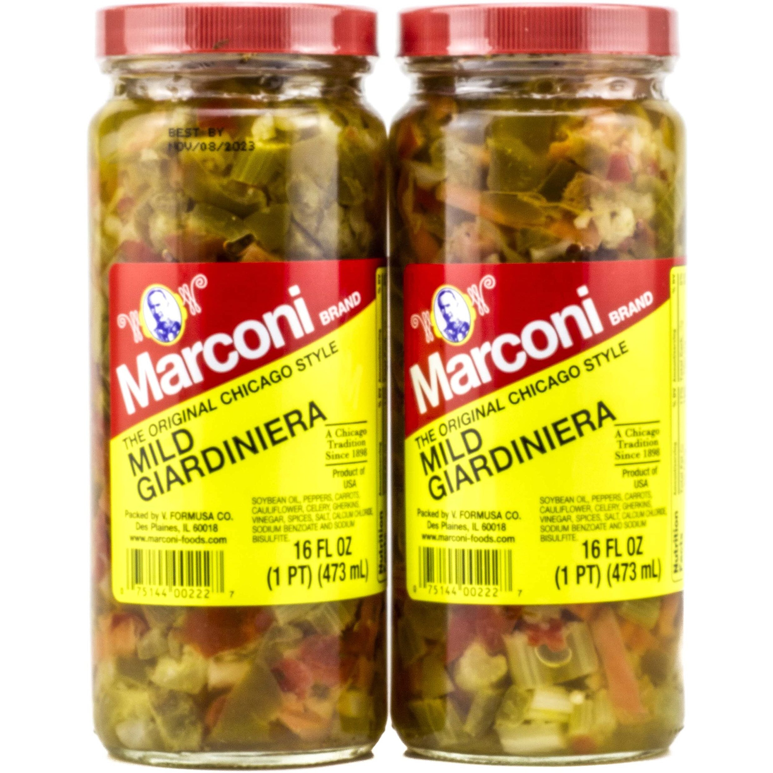 Marconi Mild Giardiniera, 16 Ounce (Pack Of 2)
