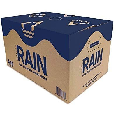 Rain, Spring Water, 16 Oz, 12 Pack, Bottled At The Source, Plastic-Free Recyclable Eco Friendly Aluminum