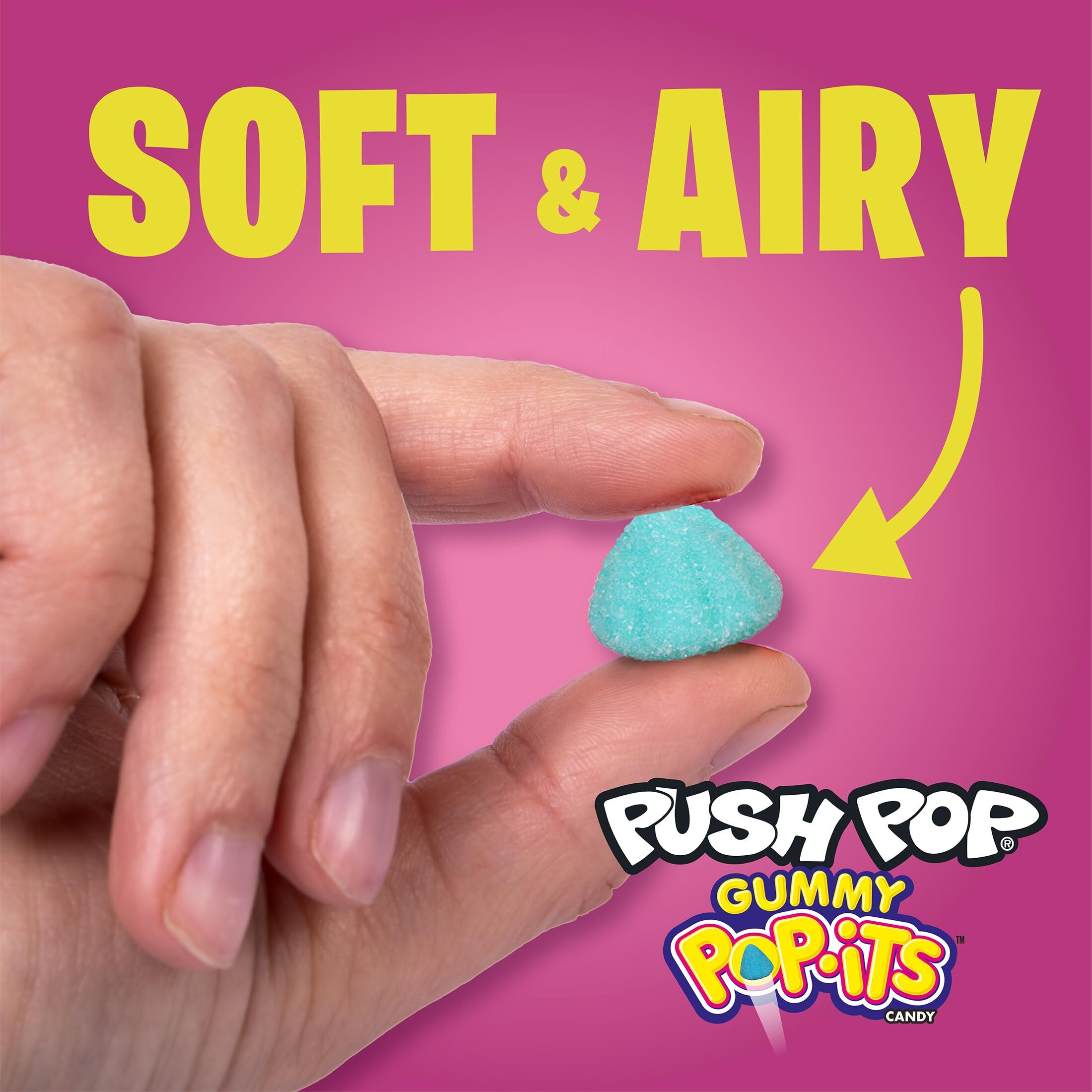 Push Pop Pop-Its Halloween Candy - 8 Ct Bulk Chewy Gummies In Assorted Fruity Flavors - Fun Gummy Candy For Halloween Candy Bowls, Party Favors, And Trick Or Treat Halloween Goodie Bags