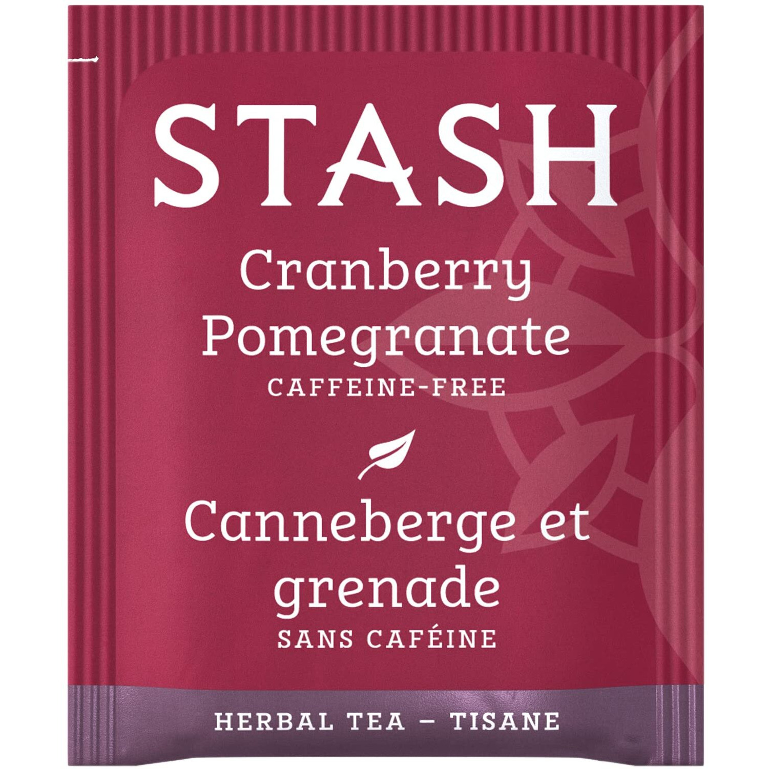 Stash Tea Cranberry Pomegranate Herbal Tea - Naturally Caffeine Free, Non-Gmo Project Verified Premium Tea With No Artificial Ingredients, 18 Count (Pack Of 6) - 108 Bags Total