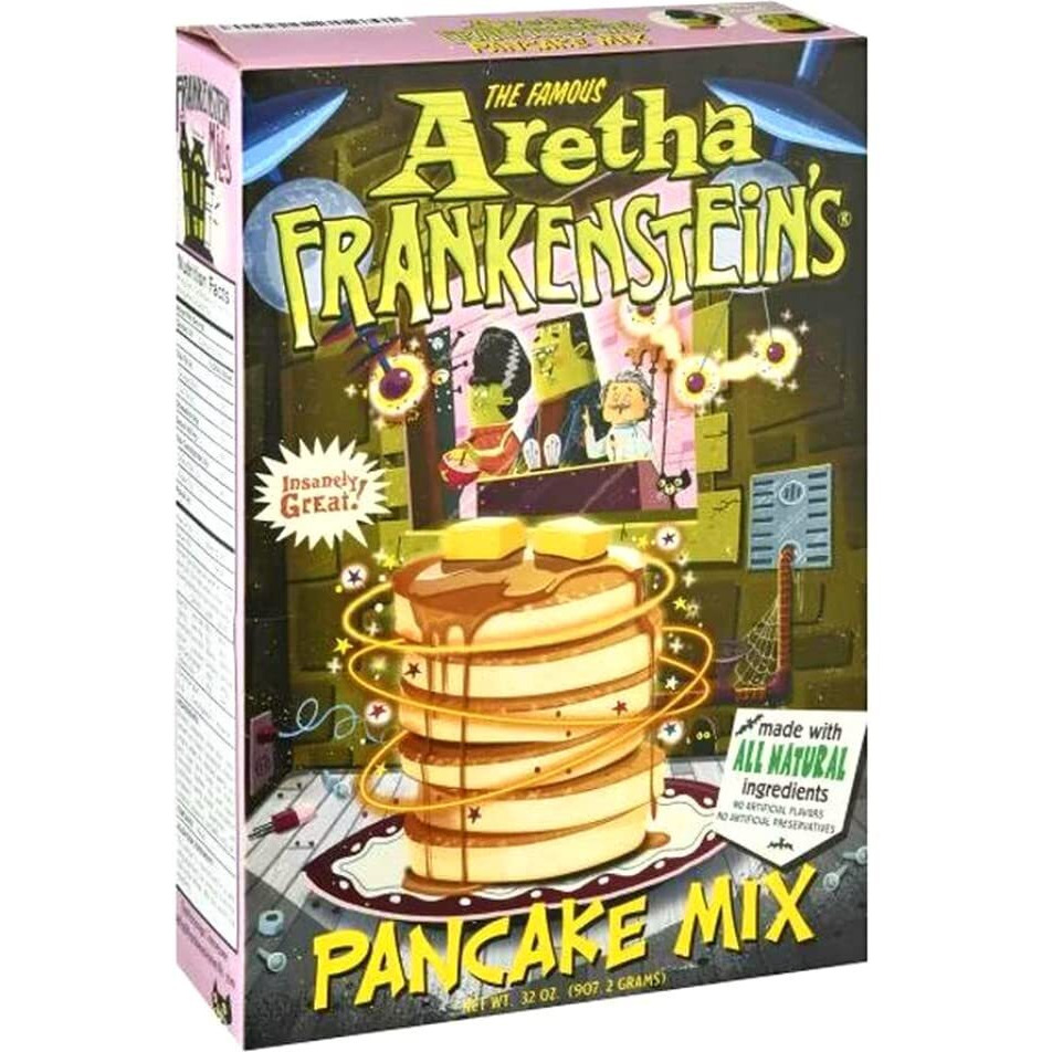 Aretha Frankenstein's Insanely Great Pancake Mix - 32 Oz Box