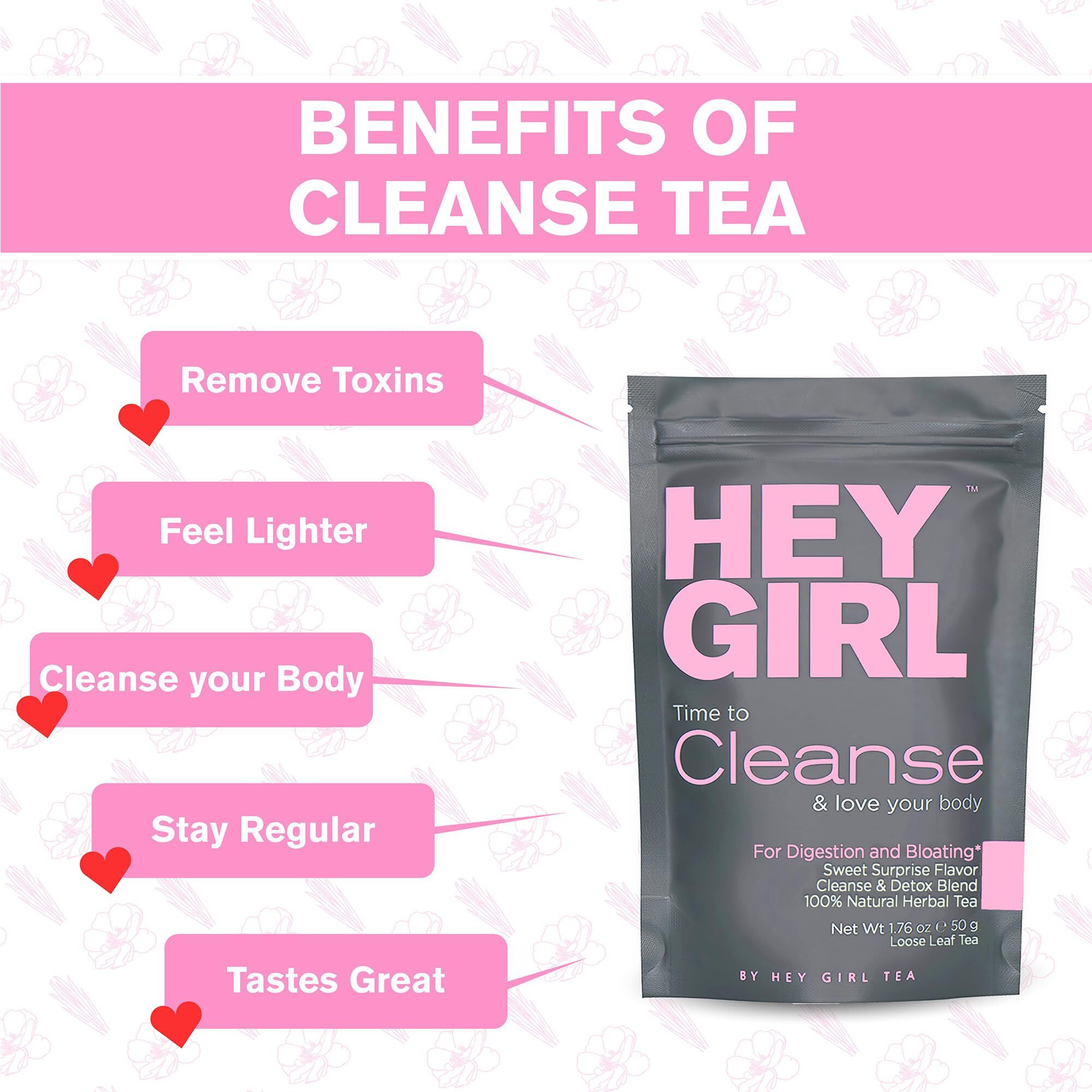 Detox Tea For Bloated Belly & Digestion | Loose Leaf Herbal Tea | Body And Colon Cleanse With Milk Thistle, Burdock Root, Senna Leaf | Digestive & Flat Tummy Tea | Natural Laxative
