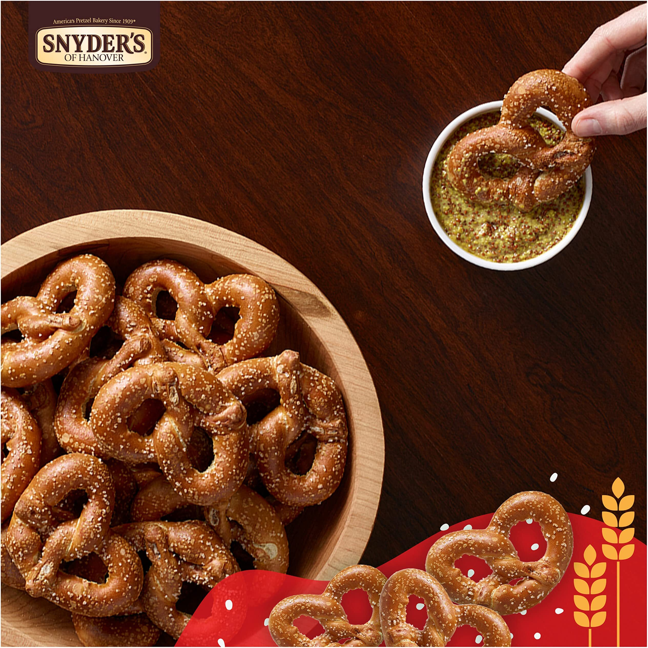 Snyder's Of Hanover Pretzels, Sourdough Hard Pretzels, 13.5 Oz Box (Pack Of 12)
