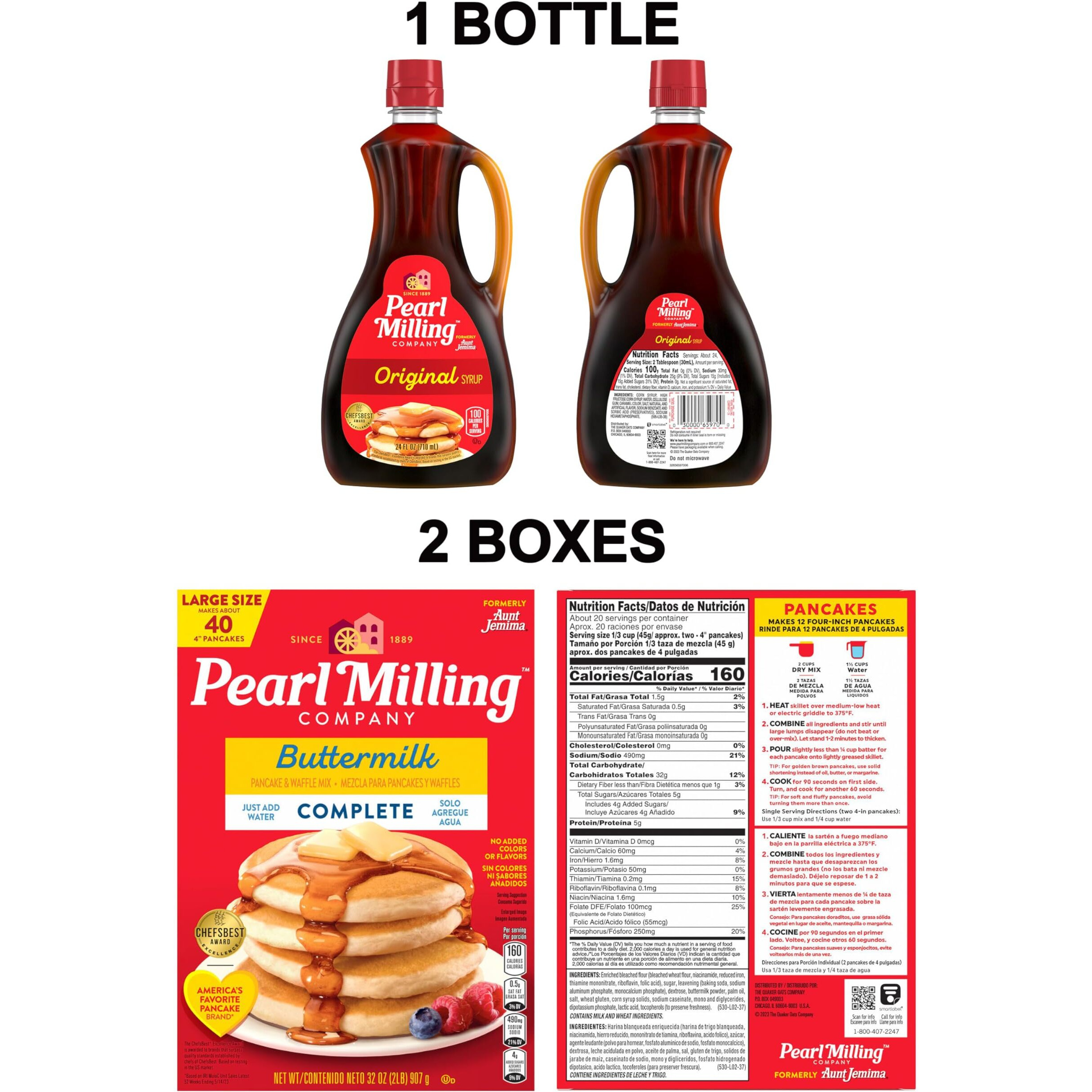 Pearl Milling Company, Syrup & Mix Combo
