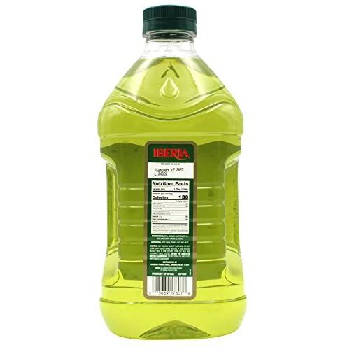 Iberia Premium Blend, Sunflower Oil & Extra Virgin Olive Oil, High Heat Frying, 68 Fl Oz