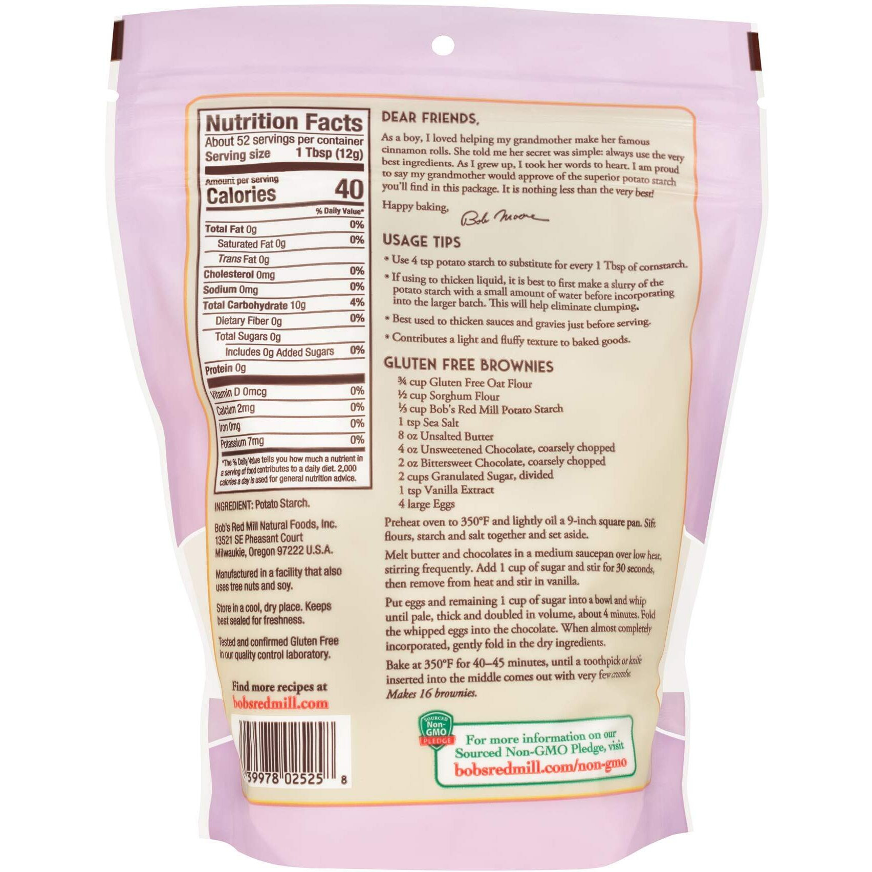 Bob's Red Mill Potato Starch, 22-Ounce (Pack Of 4)