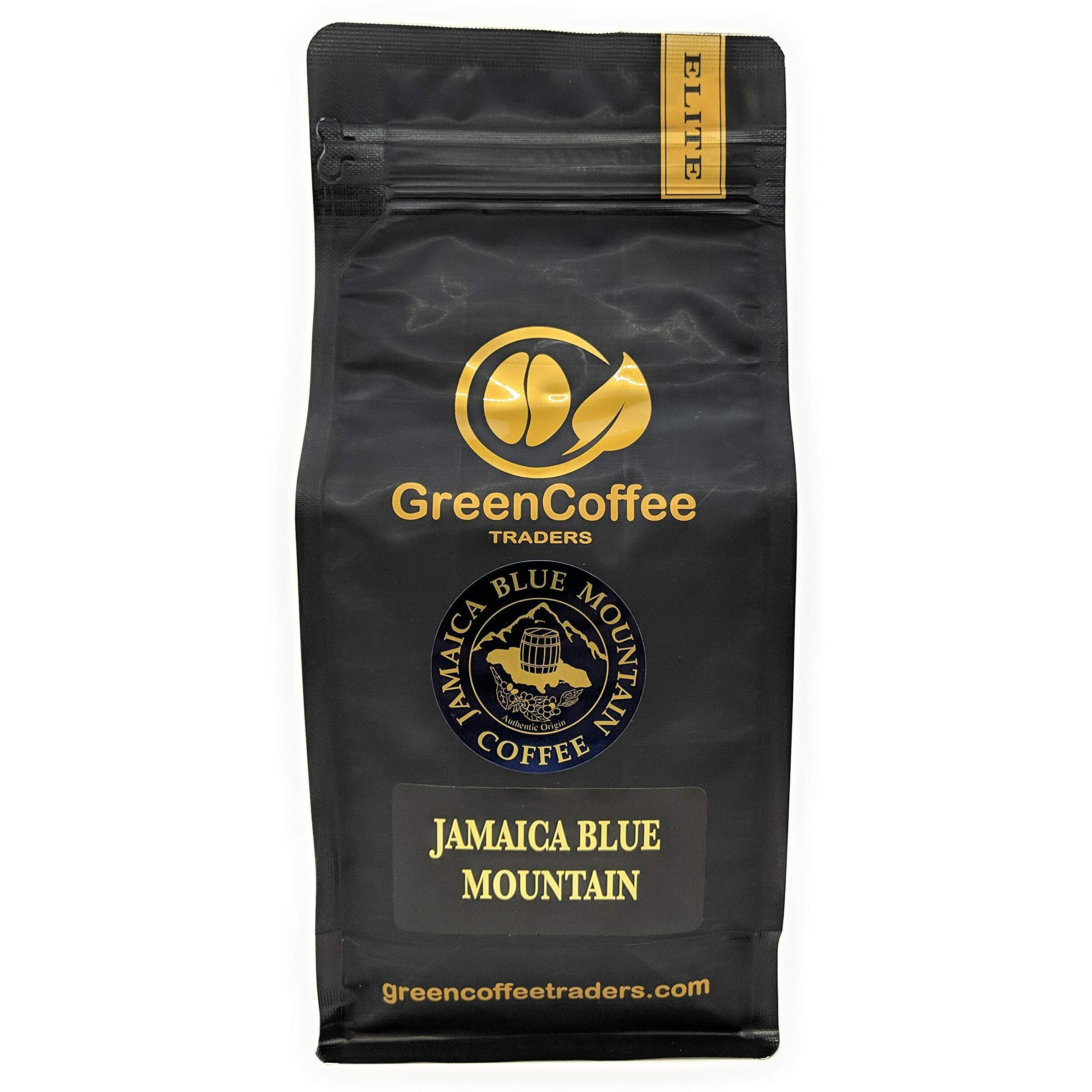 Green Coffee Traders Whole Bean 1Lb. 100% Jamaica Jamaican Blue Mountain Roasted Coffee