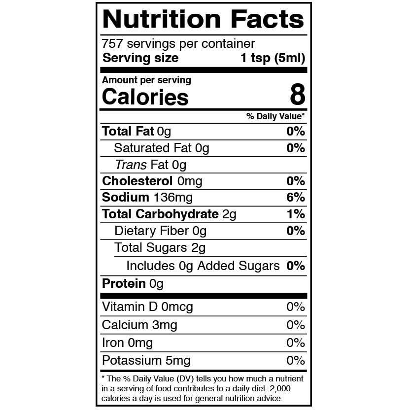 Kevala Organic Coconut Aminos - Liquid Amino - Soy Sauce Substitute - Liquid Coconut Aminos - Coconut Aminos Soy Free Sauce - Coconut Aminos Organic Low Sodium - 128 Fl Oz - 1 Gallon