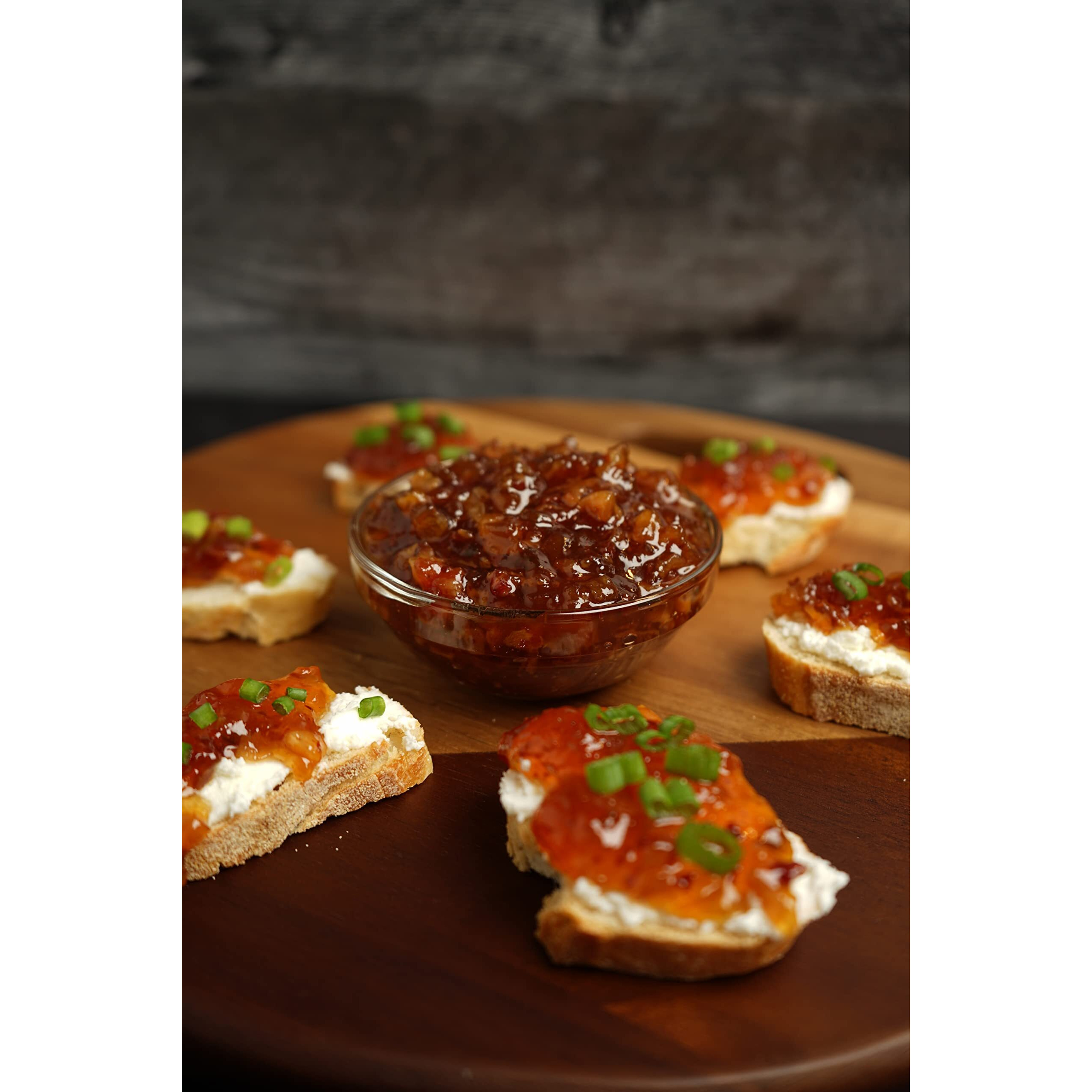 Green Jay Gourmet Maple Bacon Jam - Classic Spread For Burgers, Sandwiches, Toast, Charcuterie - Sweet, Savory Flavoring For Meat, Poultry, Dressing - Zero Trans Fat, No Msg, Gluten-Free - 20 Oz Jar