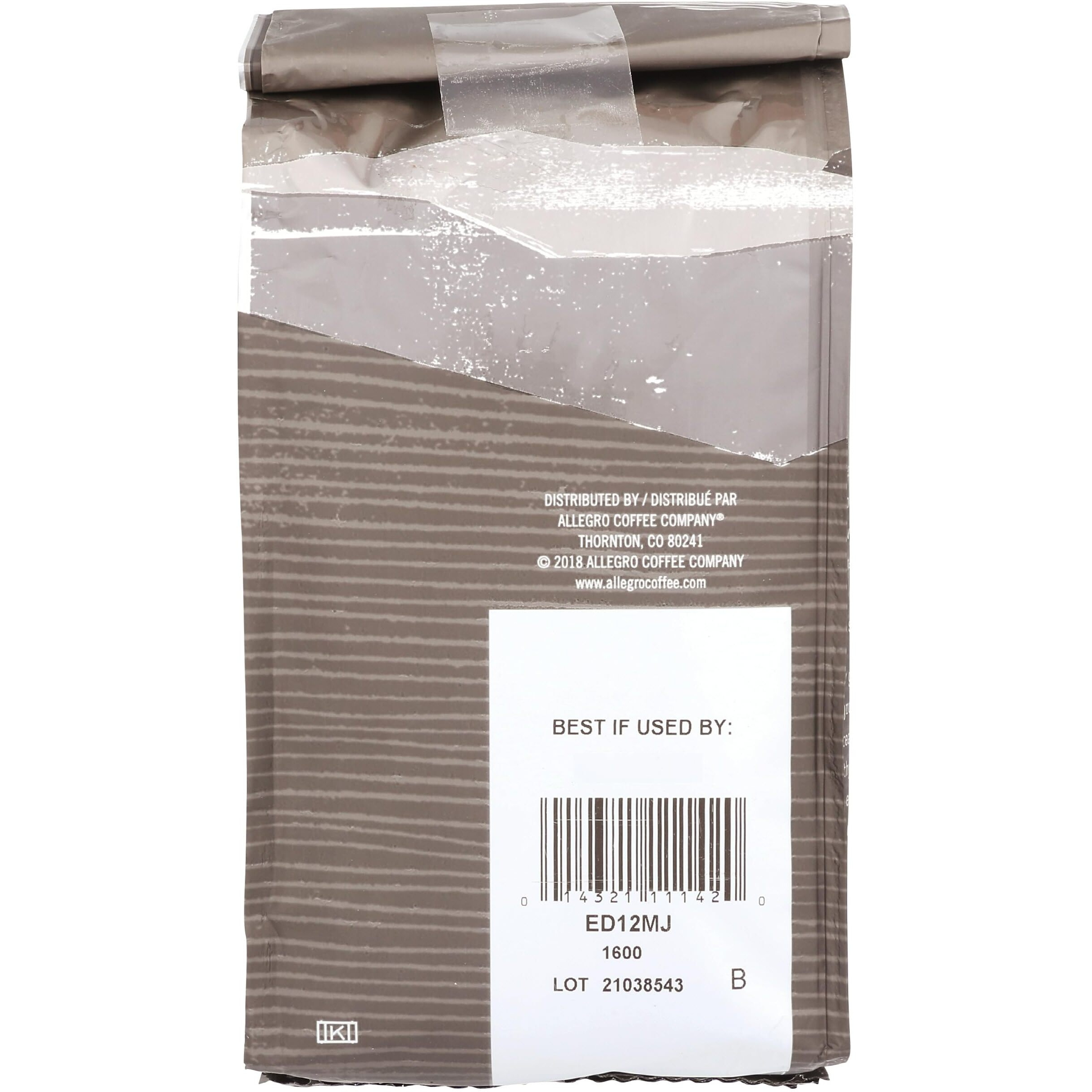Allegro Coffee Mocha Java Ground Coffee, 12 Oz
