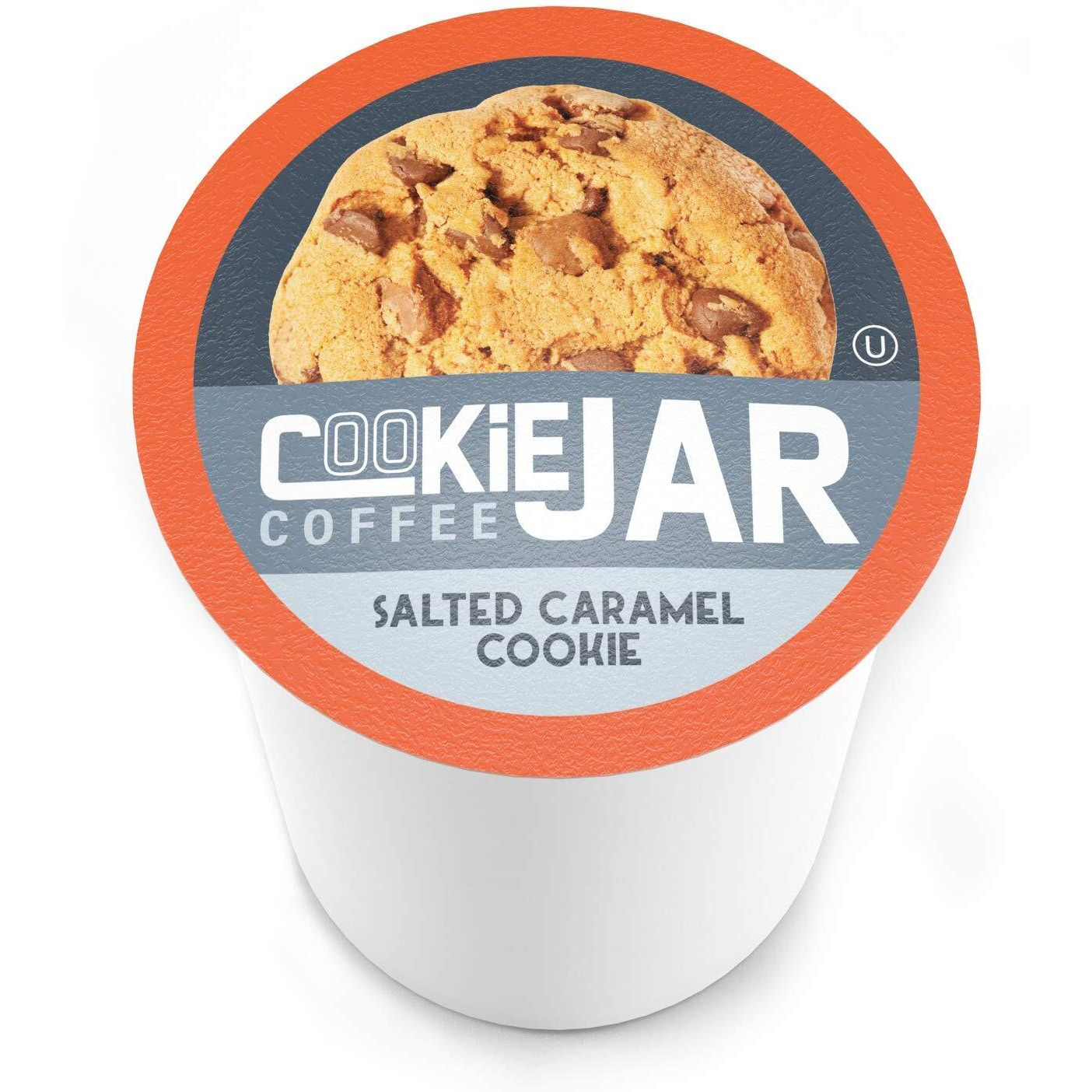 Cookie Jar Salted Caramel Flavored Coffee Pods For Keurig K Cup Brewers, 40 Count - Smooth Caramel Flavor With A Hint Of Salt, Perfect For A Sweet Coffee Indulgence