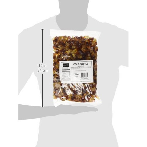 Kervan Candy Bebeto Cola Bottles - Fruity, Soft & Sweet Gummy Candy Bulk For Kids, Gift Snacks And Parties - Cola Bottle Gummies Big Party Size Bag (5 Lbs)