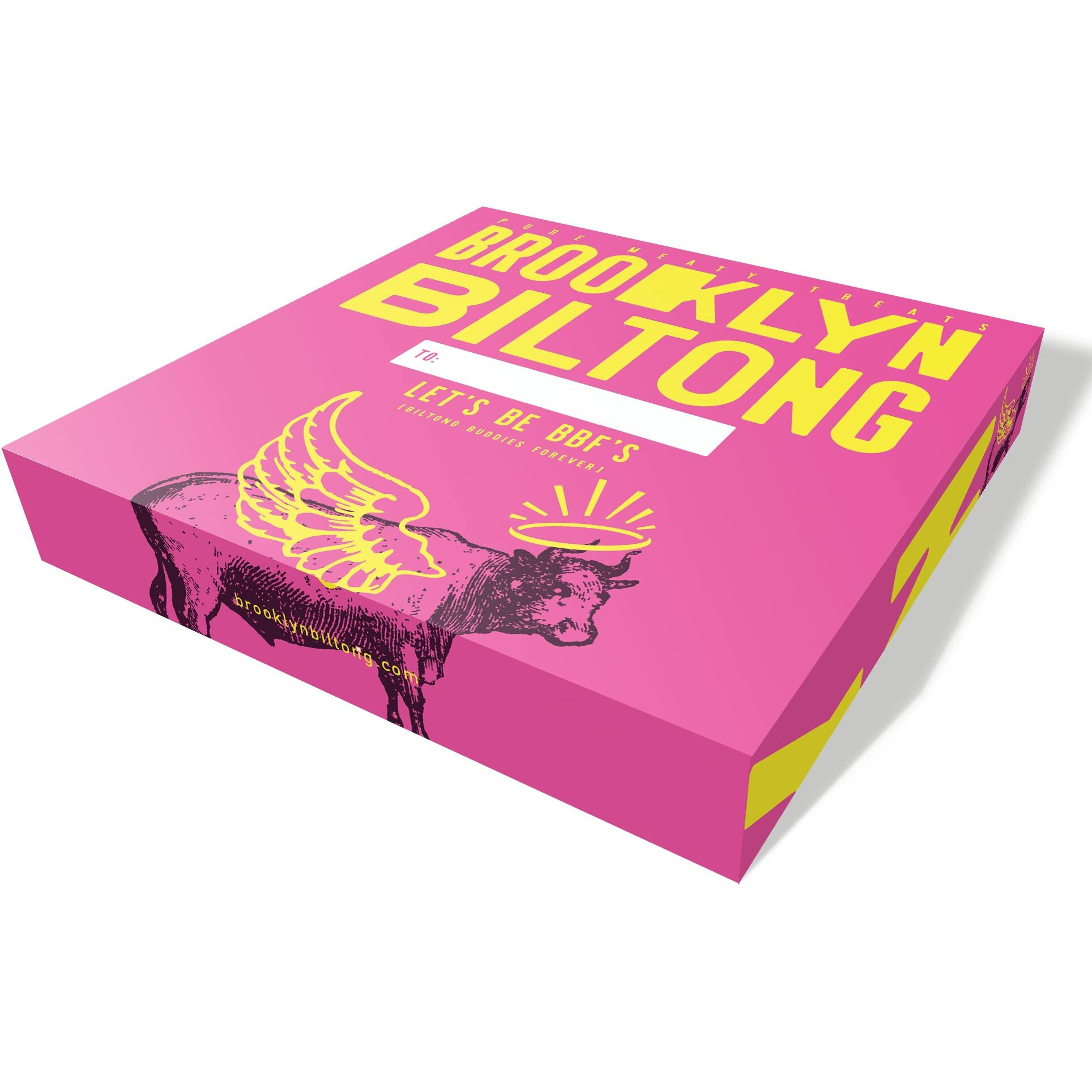 Brooklyn Biltong Carnivore Holiday Gift Snack Box, Air Dried Grass Fed Beef, South African Beef Jerky - Whole30, Paleo, Keto, Gluten Free, Made In Usa