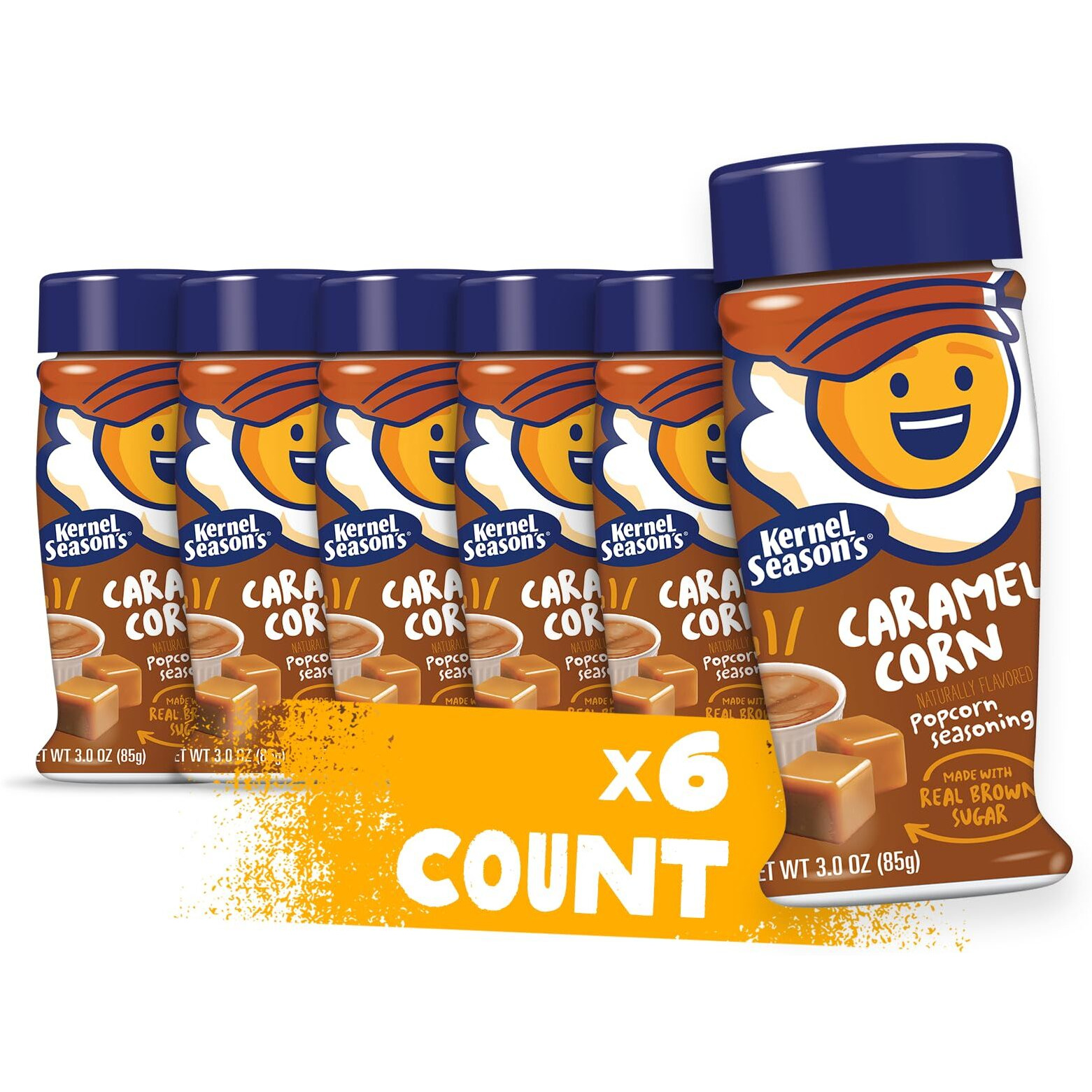 Kernel Season's Popcorn Seasoning, Caramel, 2.85 Ounce (Pack Of 6)