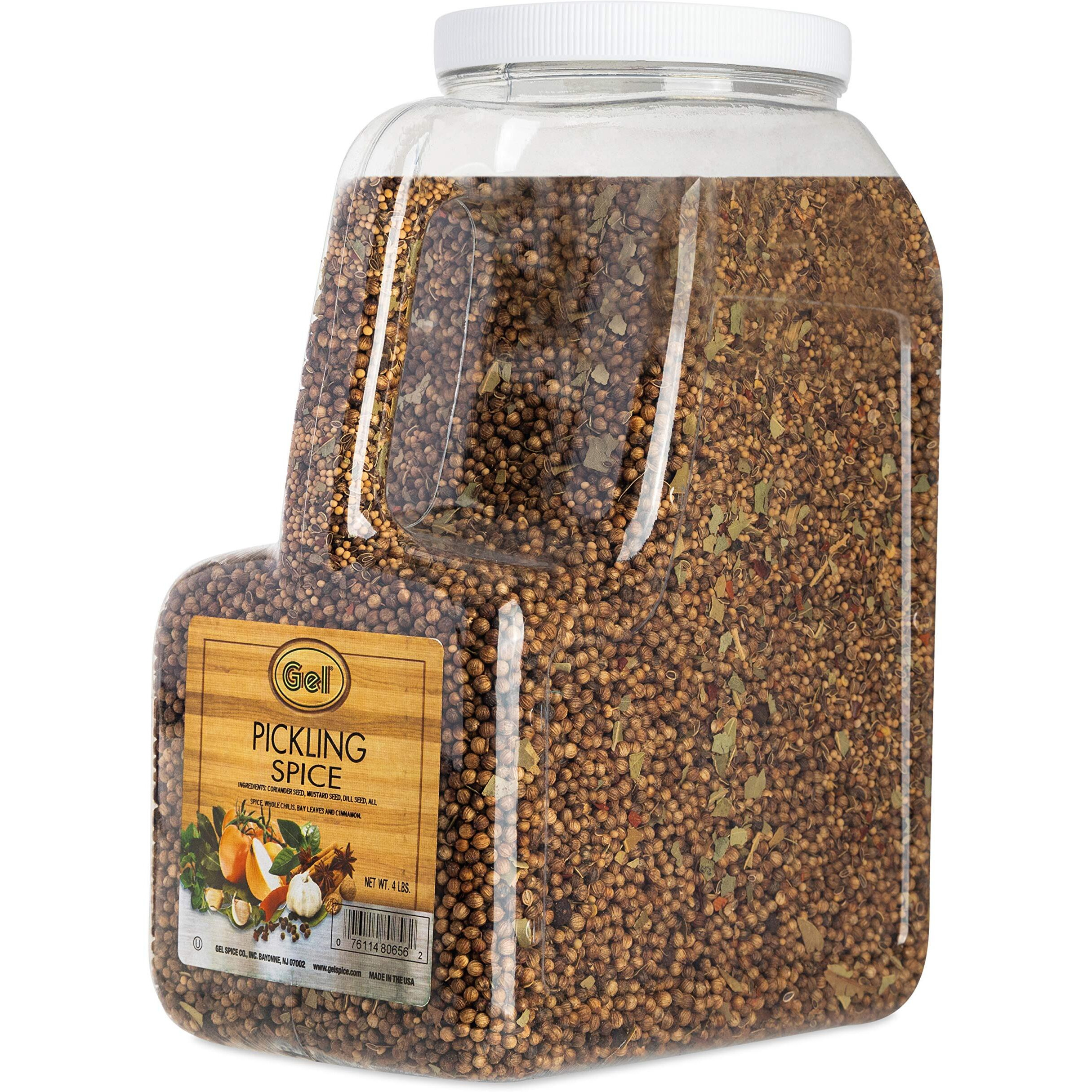 Gel Spice Bulk Authentic Pickling Spice 4 Lb (64 Ounces) Kosher