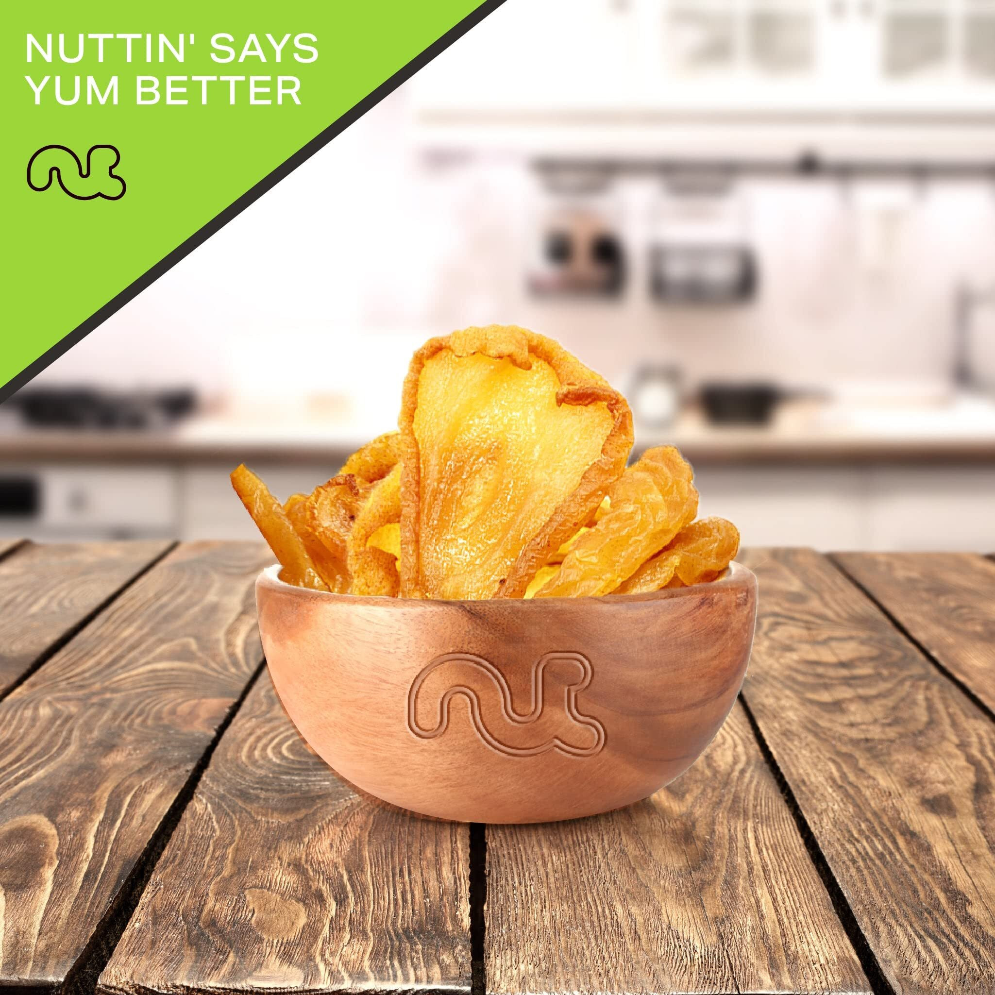 Nut Cravings Dry Fruits - Sun Dried California Pears, No Sugar Added (16Oz - 1 Lb) Packed Fresh In Resealable Bag - Sweet Snack, Healthy Food, All Natural, Vegan, Kosher Certified