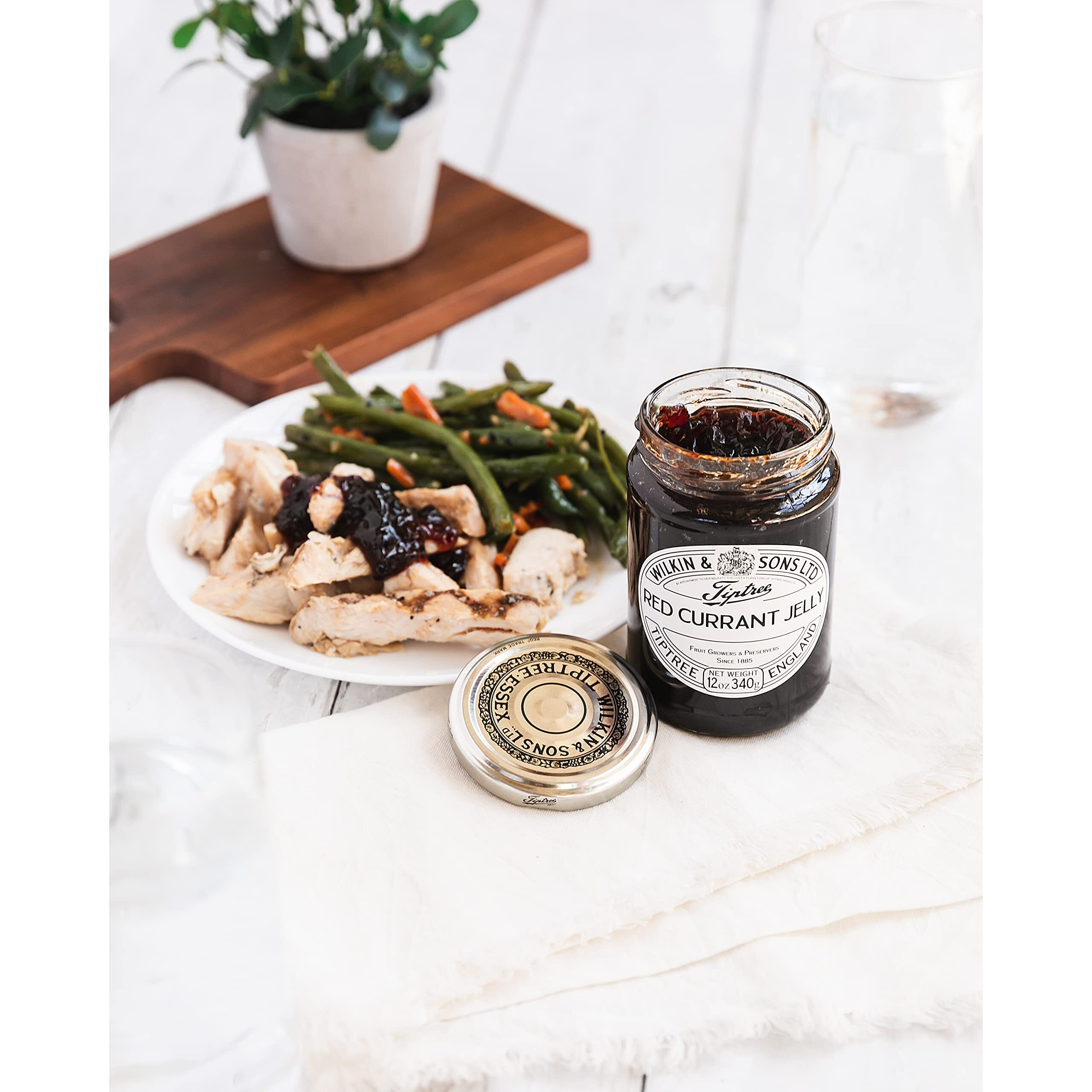 Tiptree Red Currant Jelly, 12 Ounce Jars (Pack Of 6)