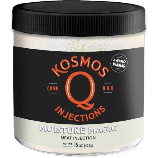 Kosmos Q Moisture Magic Bbq Injection - 16 Oz Beef, Chicken, Pork & Fish Injection Marinade - Bbq Phosphates Made In The Usa (Phosphates)