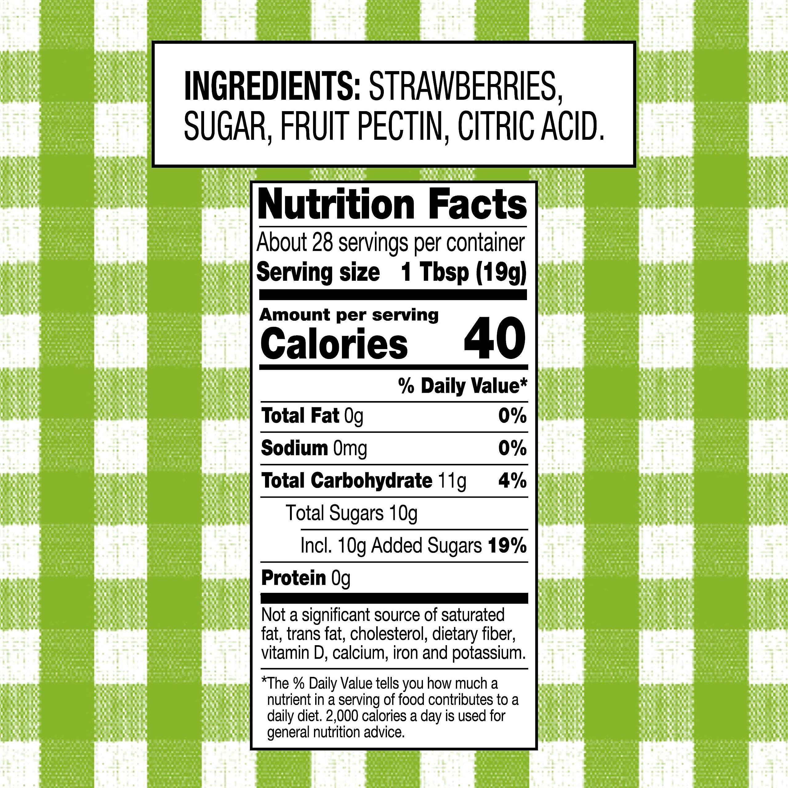 Smucker's Natural Strawberry Squeezable Fruit Spread, 19 Ounce (Pack Of 12)