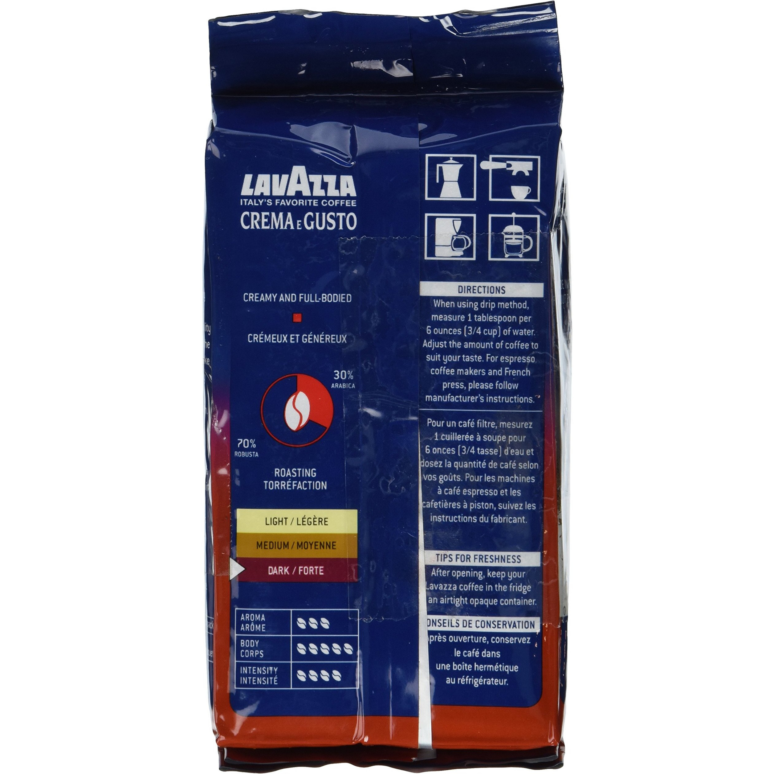 Lavazza Crema E Gusto Espresso 8.8Oz(Pack Of 6)