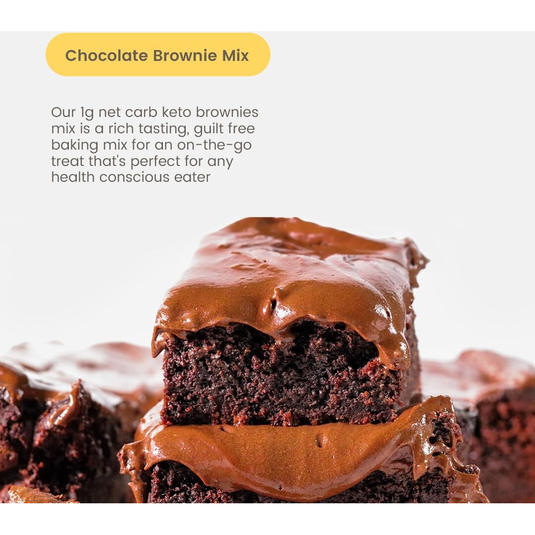Good Dee's Chocolate Brownie Mix | Keto Baking Mix | Sugar-Free, Gluten-Free, Grain-Free, Nut-Free, Soy-Free & Low Carb Baking Mix | Diabetic, Atkins & Ww Friendly (Pack Of 1)