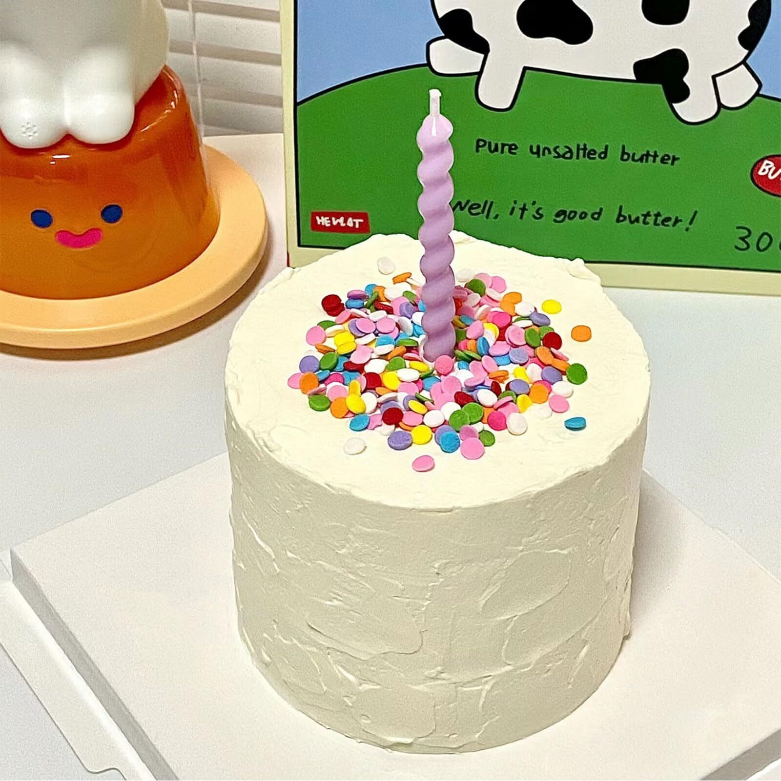 Rainbow Sprinkles For Cake Decorating, Pastel Jimmies Pearl Bunny Confetti Sprinkle Mix For Cookie Baking Ice Cream Cupcake Decorations